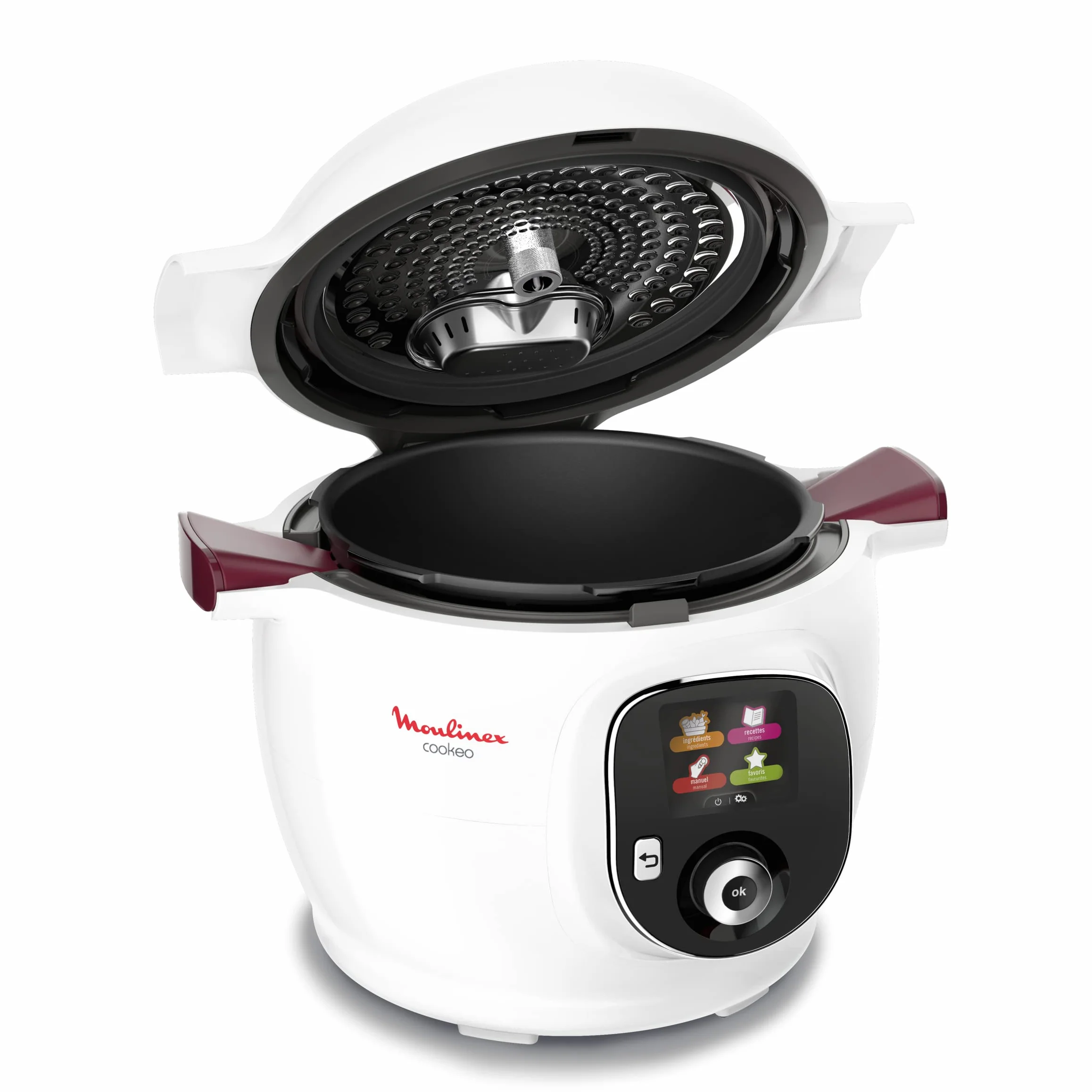 Moulinex Multicocina inteligente Cookeo 6L 1600W 100 recetas 6 modos de cocción YY4407FB