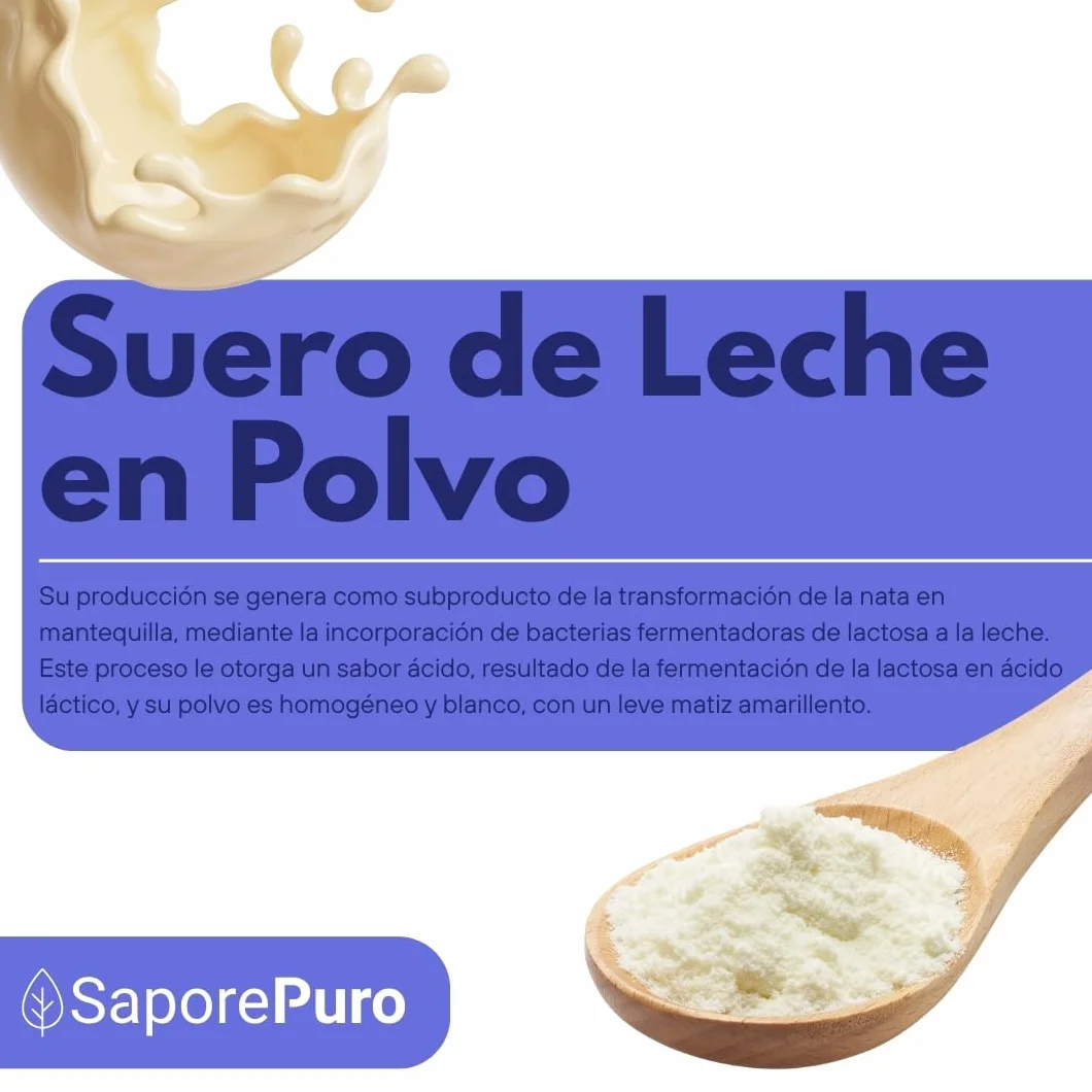 Saporepuro Buttermilk, Suero de la leche en polvo 1 kg
