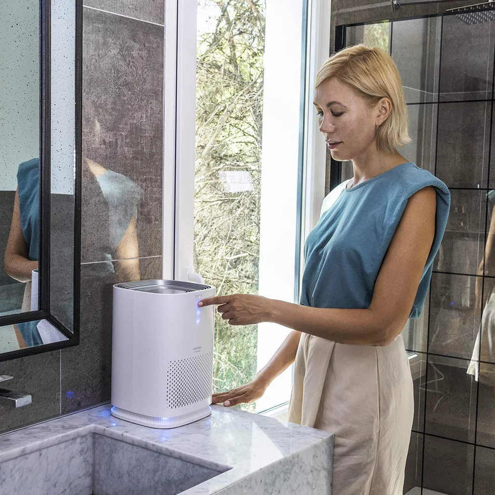 Cecotec TotalPure 1500 Connected Purificador de Aire HEPA 26W 100 CADR 40 m3 Blanco