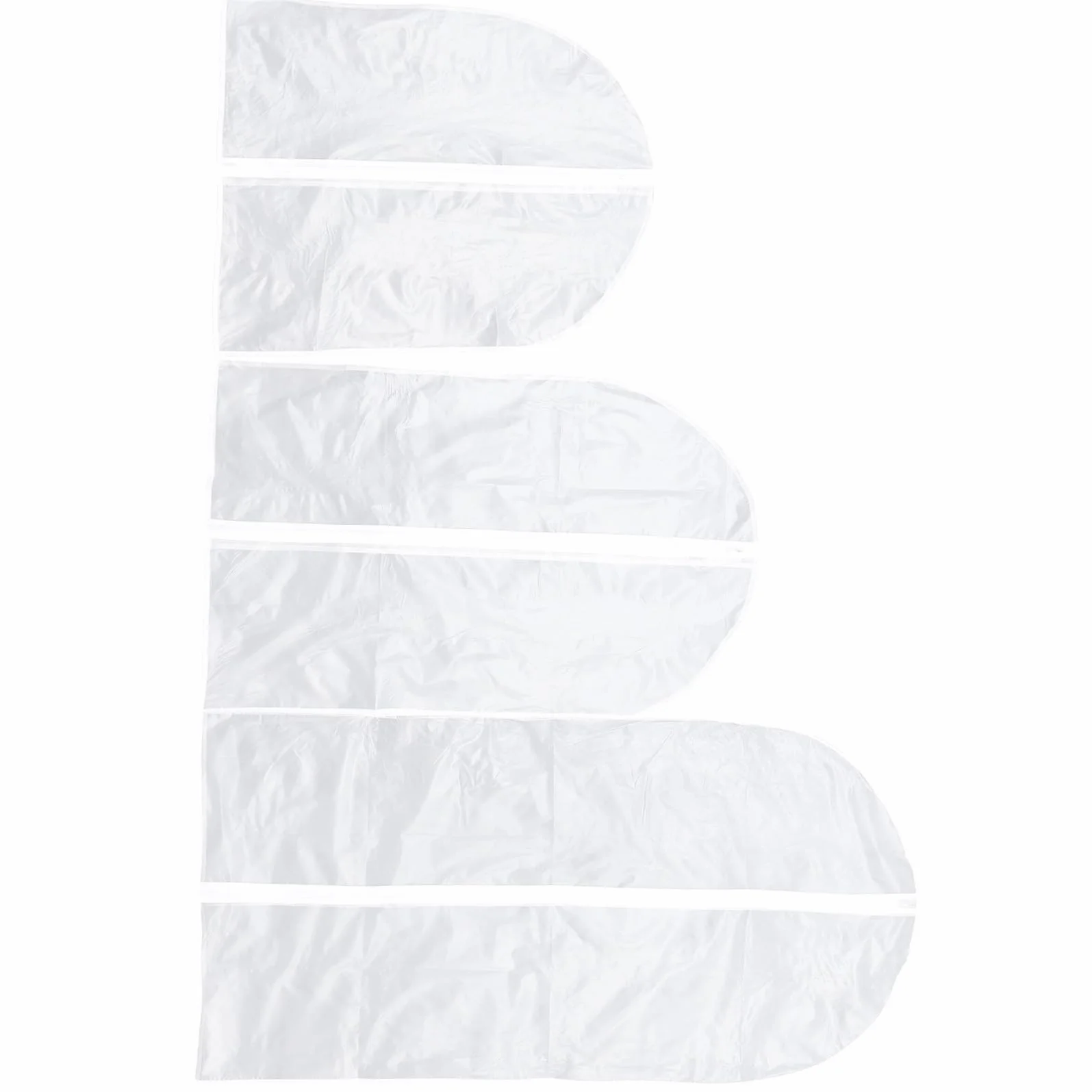 Amosfun 10piezas Fundas Antipolvo Transparentes para Ropa Incluye Protectoras para Abrigos y Vestidos para Guardar Trajes y Abrigos el Armario