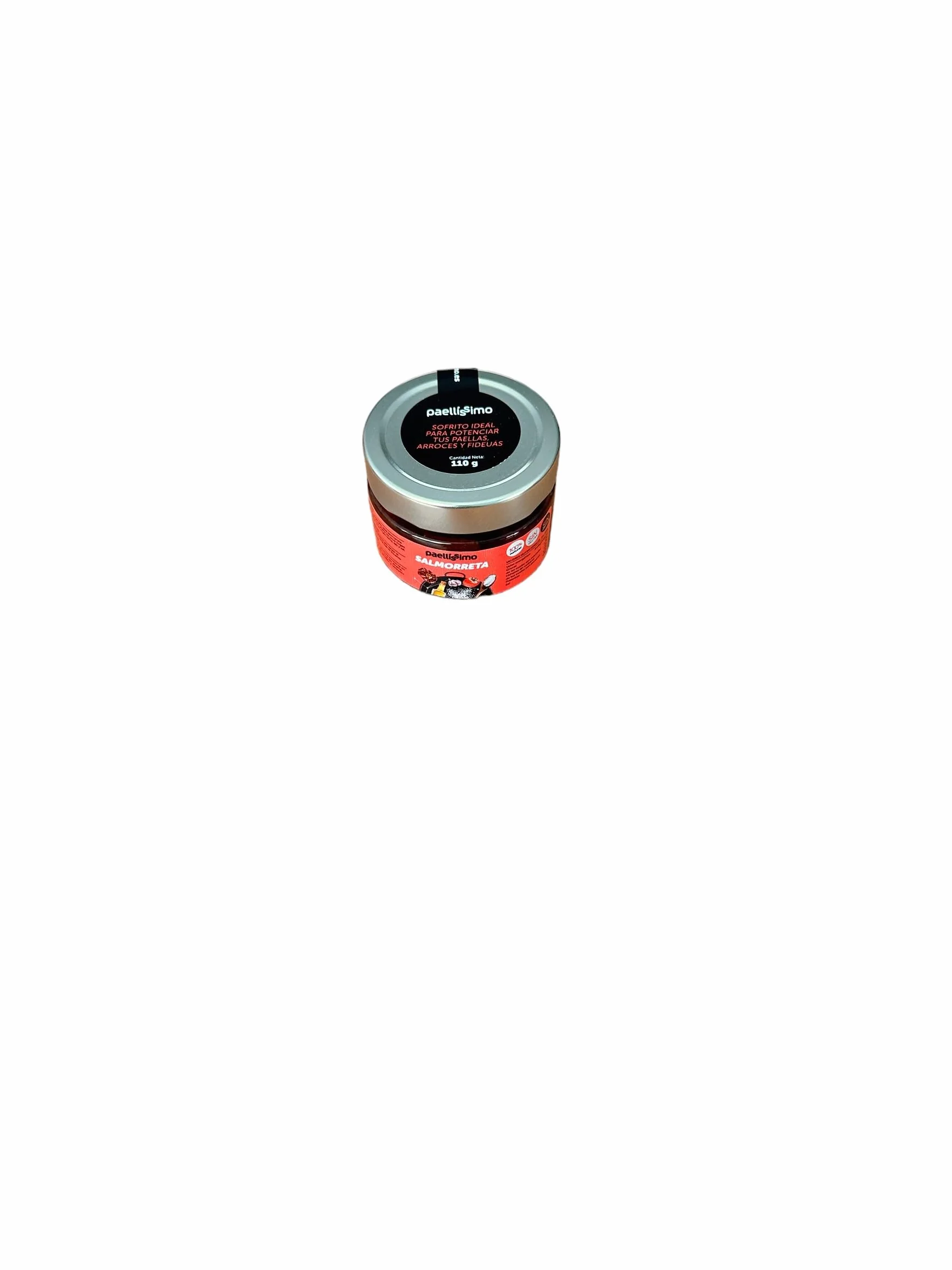 Salmorreta para Paella, Salsa Alicantina, Sofrito para Arroces y Guisos - 2 Tarros 110gr
