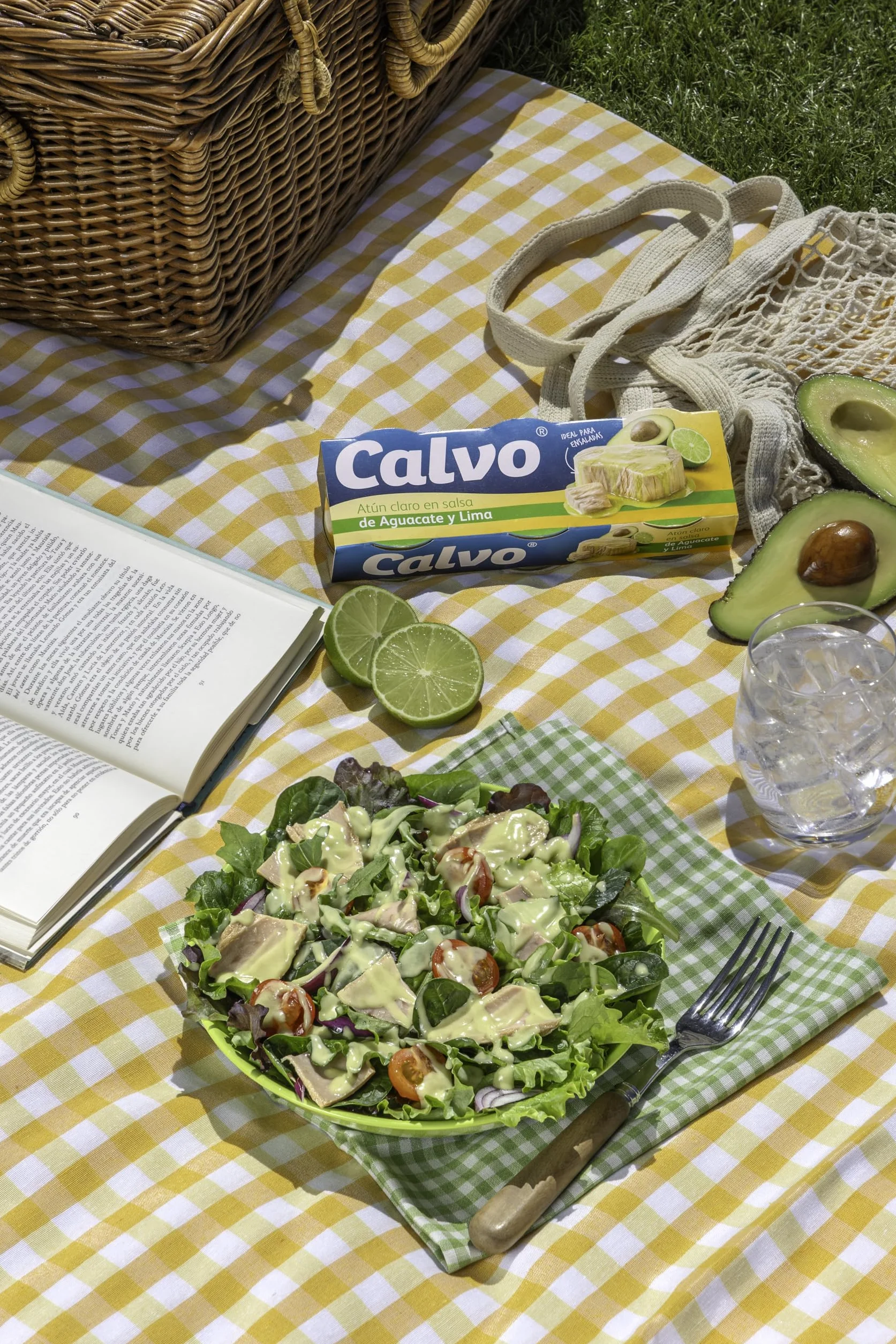 Calvo Atún claro en salsa de Aguacate y Lima Pack 3 x 70g