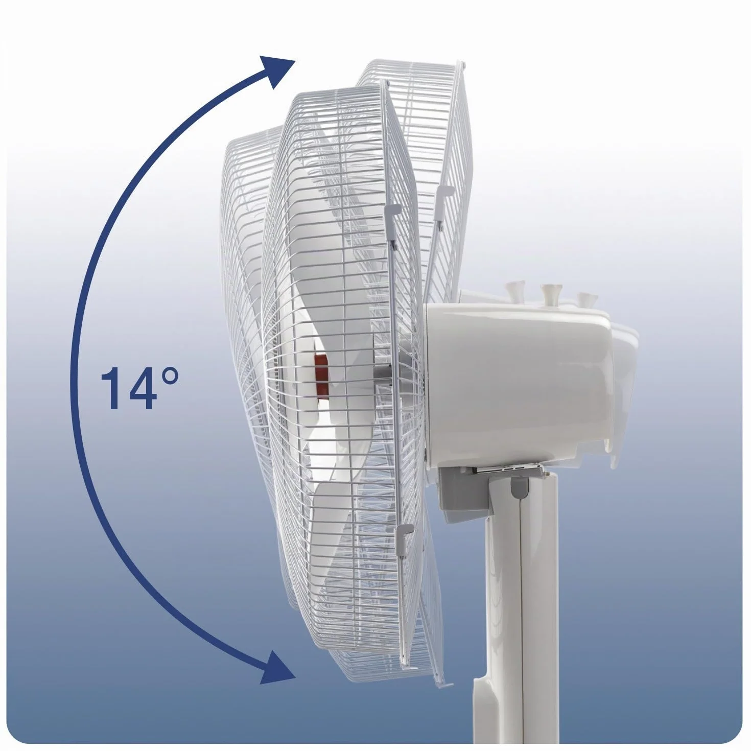 Honeywell Advanced QuietSet Ventilador de Pie Oscilante, 5 Ajustes de Velocidad, Función de Temporizador, Oscilación de 70°, Altura Regulable, Mando a Distancia, Fácil de Usar, HSF600W
