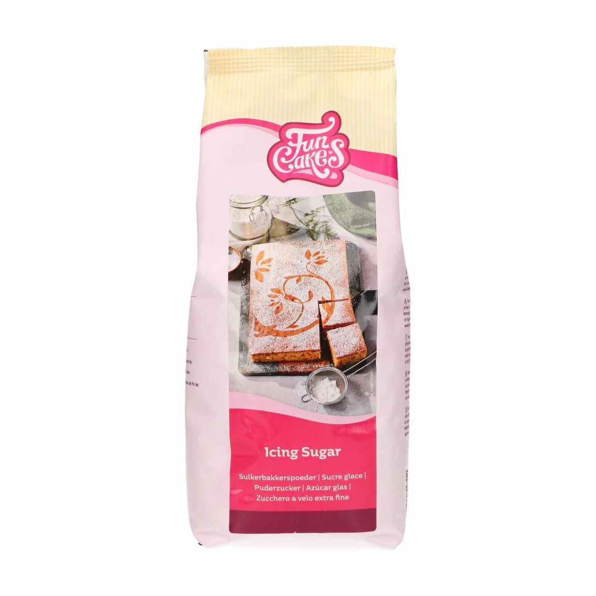 FunCakes Azúcar Glas Refinado 900 g para Glaseado y Fondant