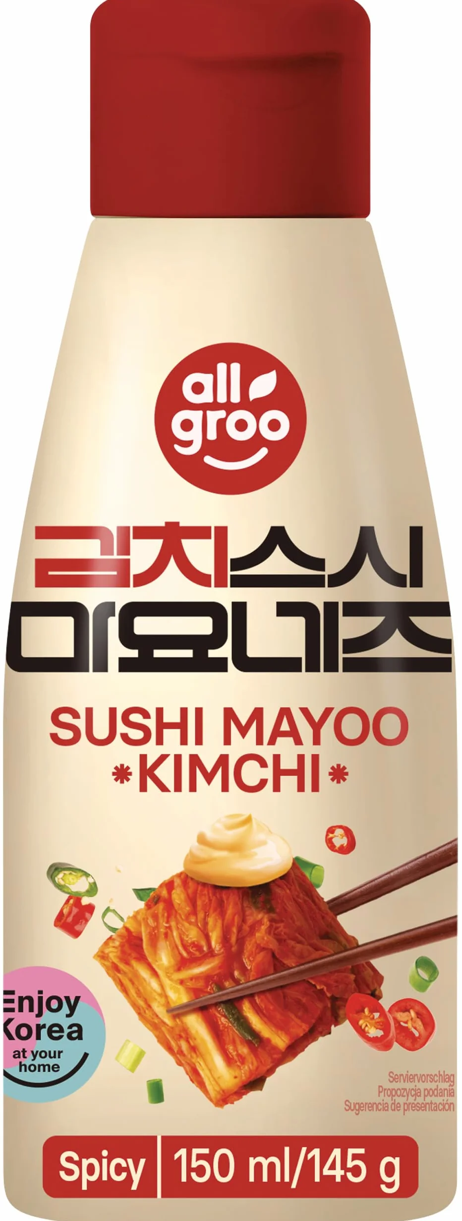 ALLGROO Mayonesa para sushi Kimchi 150 ml