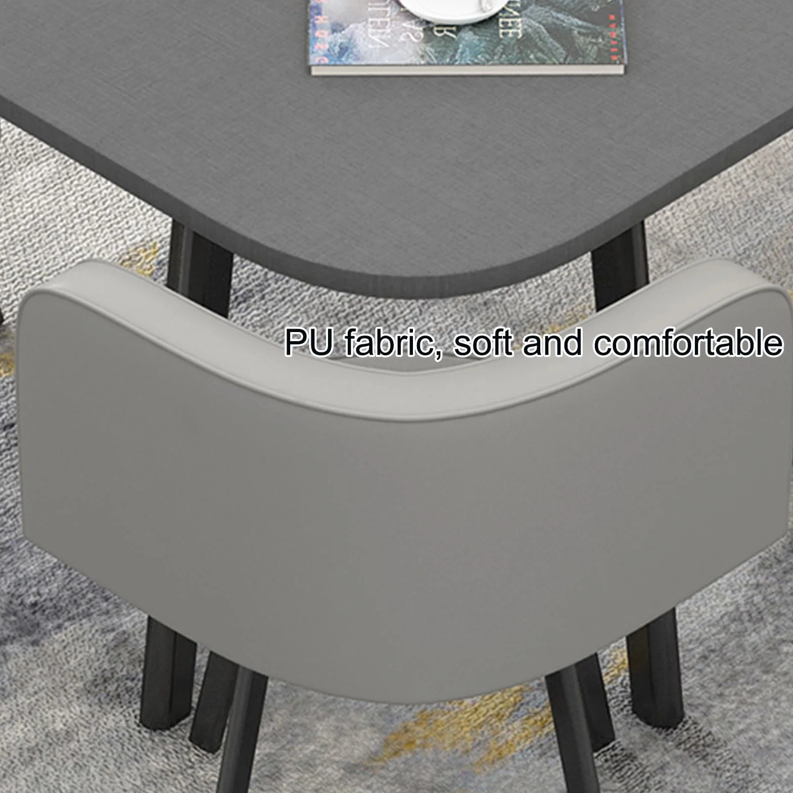 Combinación De Mesa Y Silla, Juego de mesa de comedor para vestíbulo de hotel de negocios de oficina, mesa de centro de negocios Juego de mesa y silla de oficina, para salón de oficina combinado Área