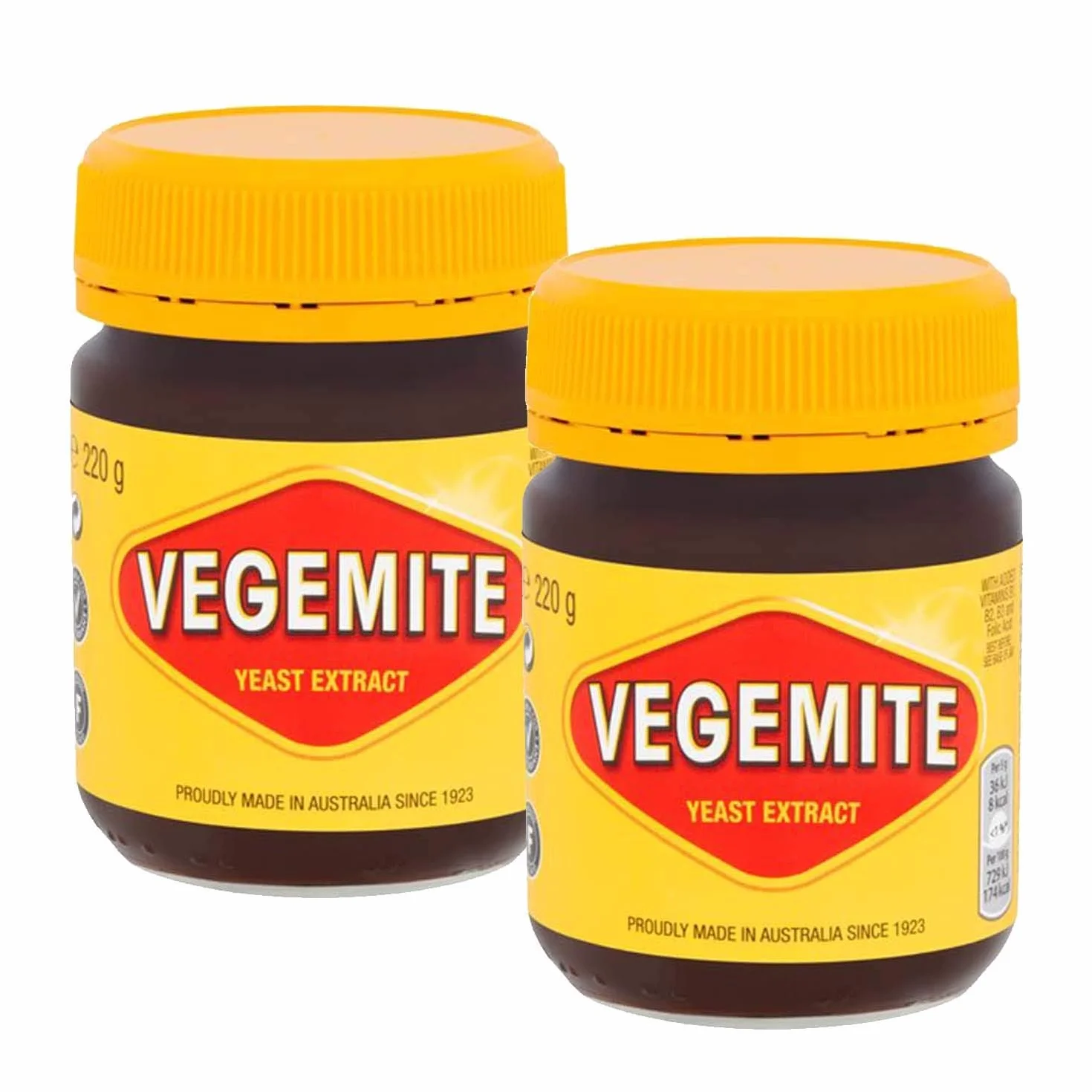 Vegemite Yeast Extract 220 g (paquete de 2)