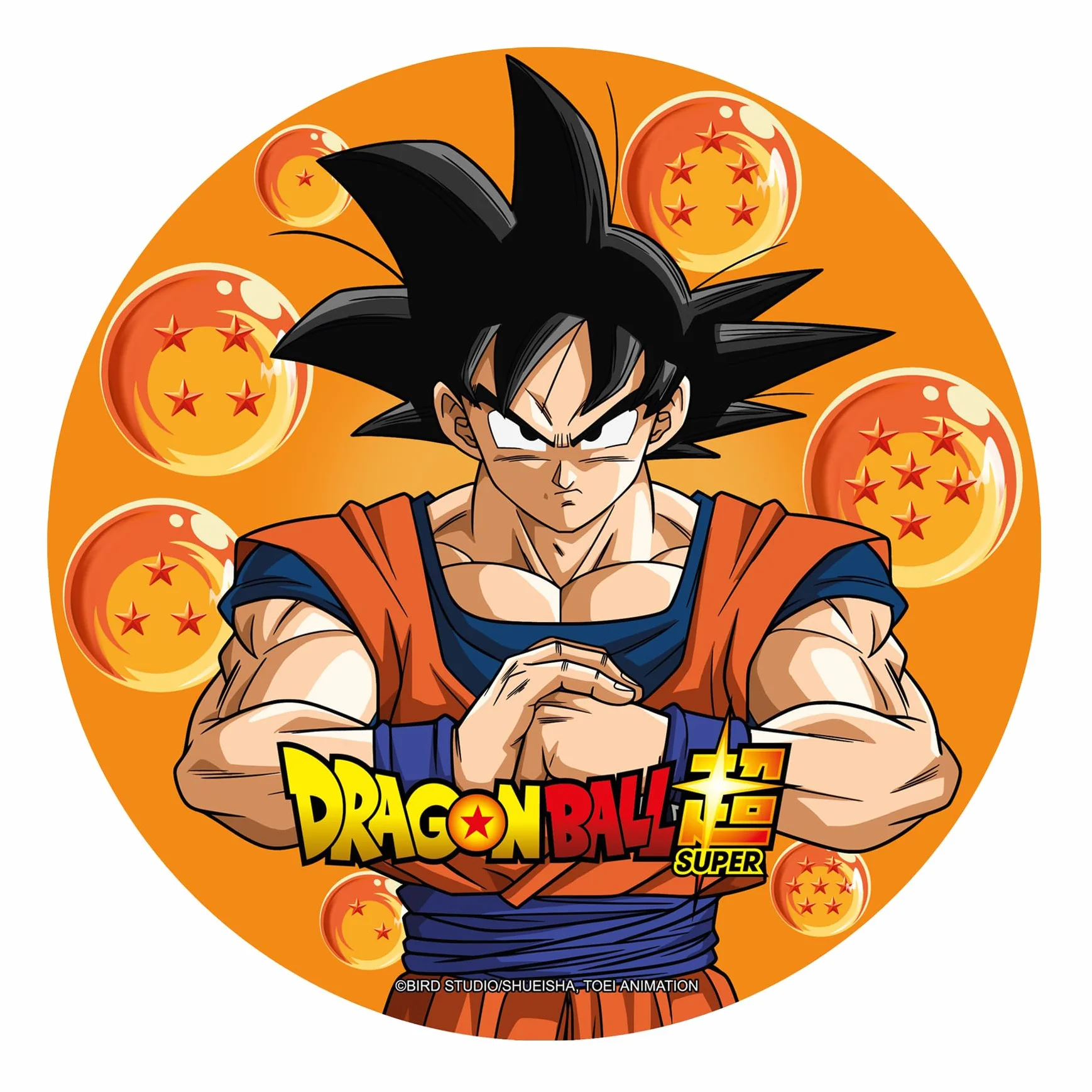 Dekora Oblea Comestible Dragon Ball Decoración Tarta Cumpleaños Infantil Son Goku 20CM
