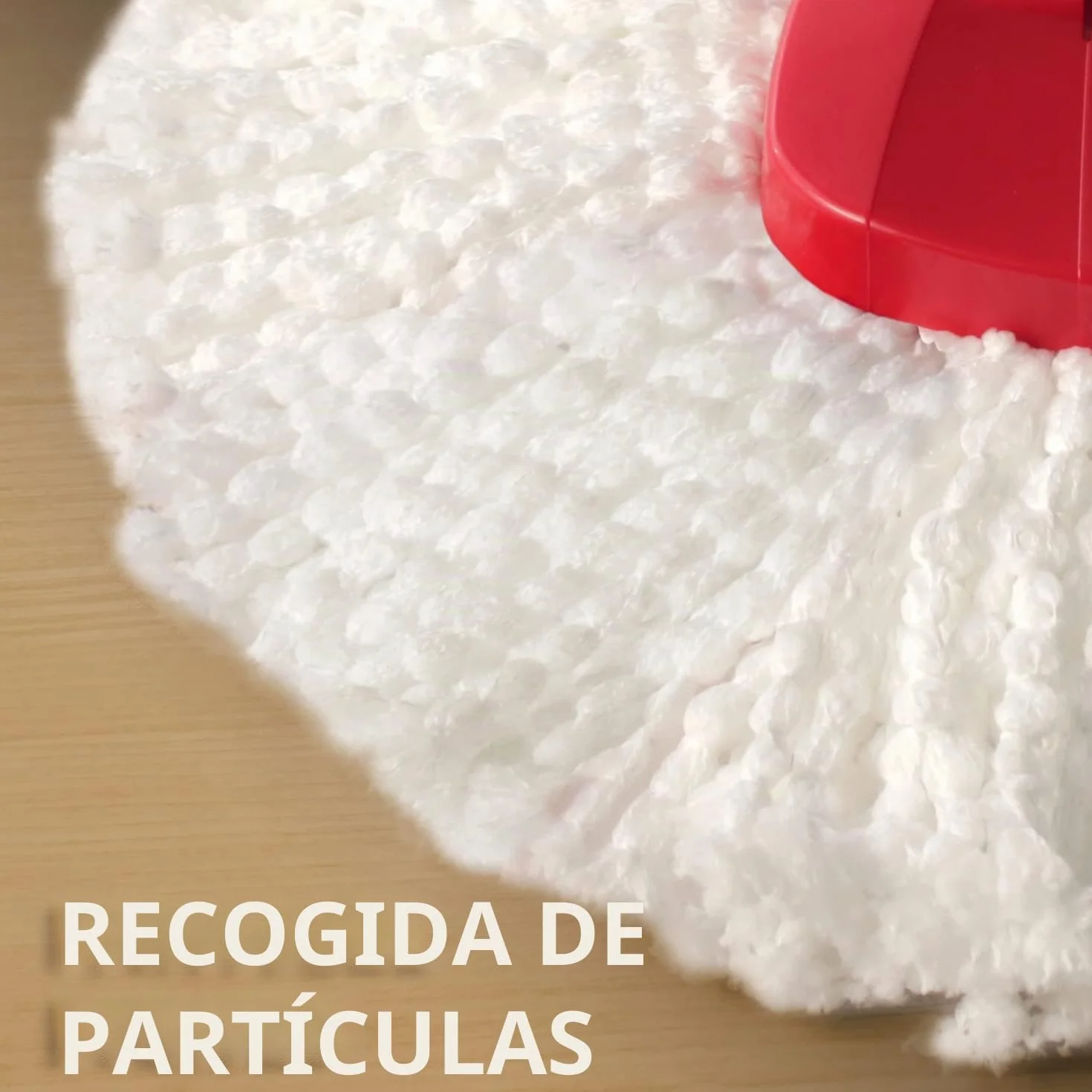 Vileda EasyWring and Clean Turbo Classic Cabezal de Recambio de fregona de Microfibra Blanco 2 Unidades