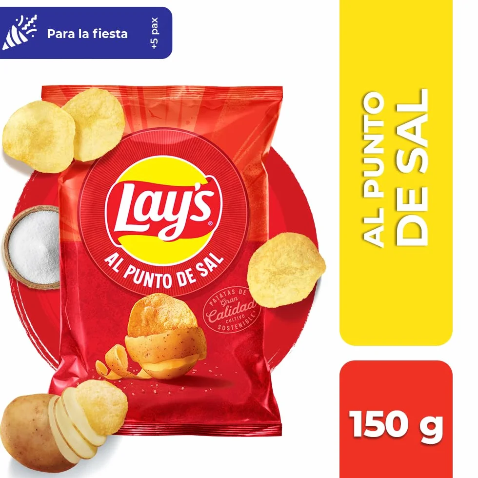 Lay's Patatas Fritas Al Punto de Sal 150g