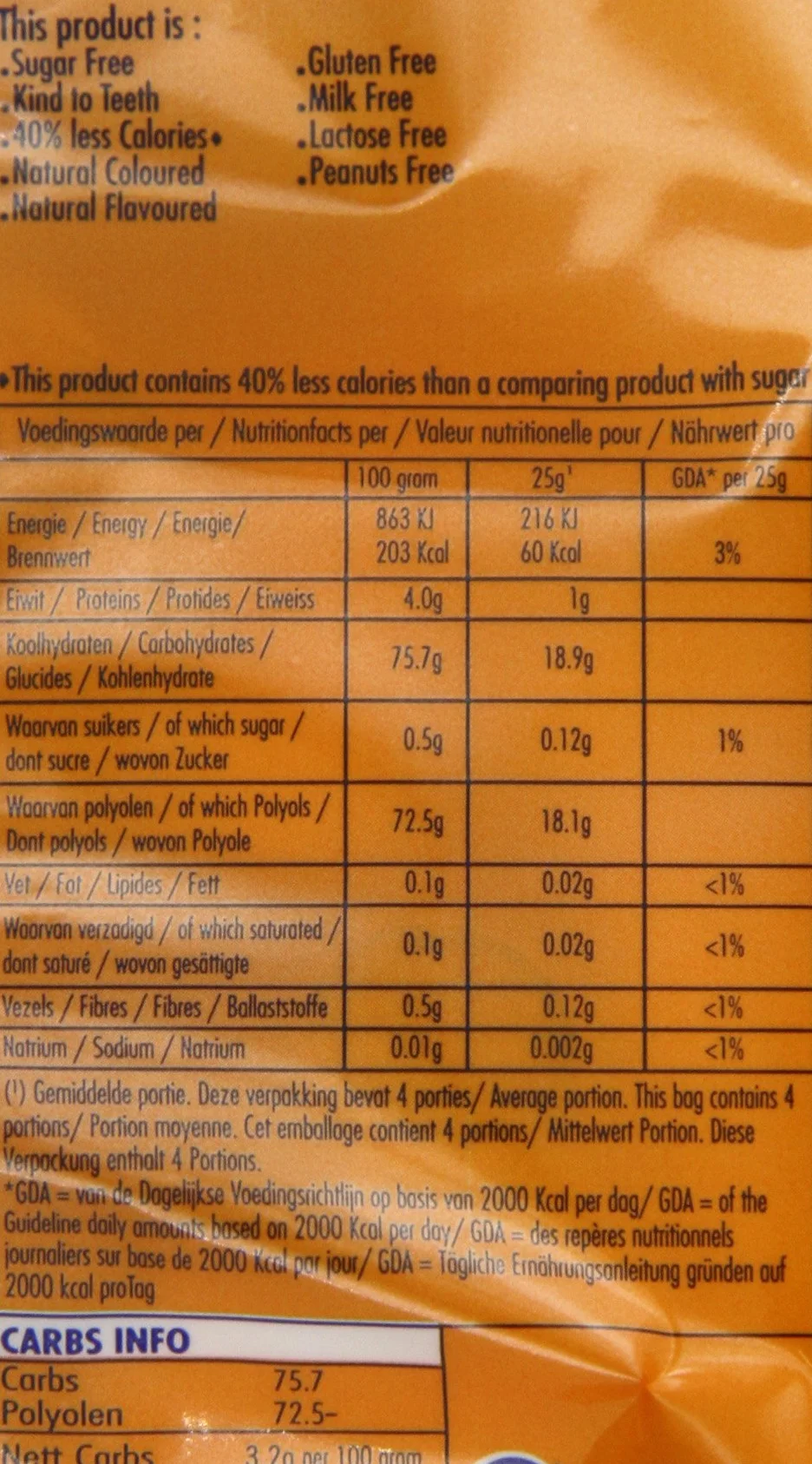De Bron Sugar Free Marshmallows Pack of 6