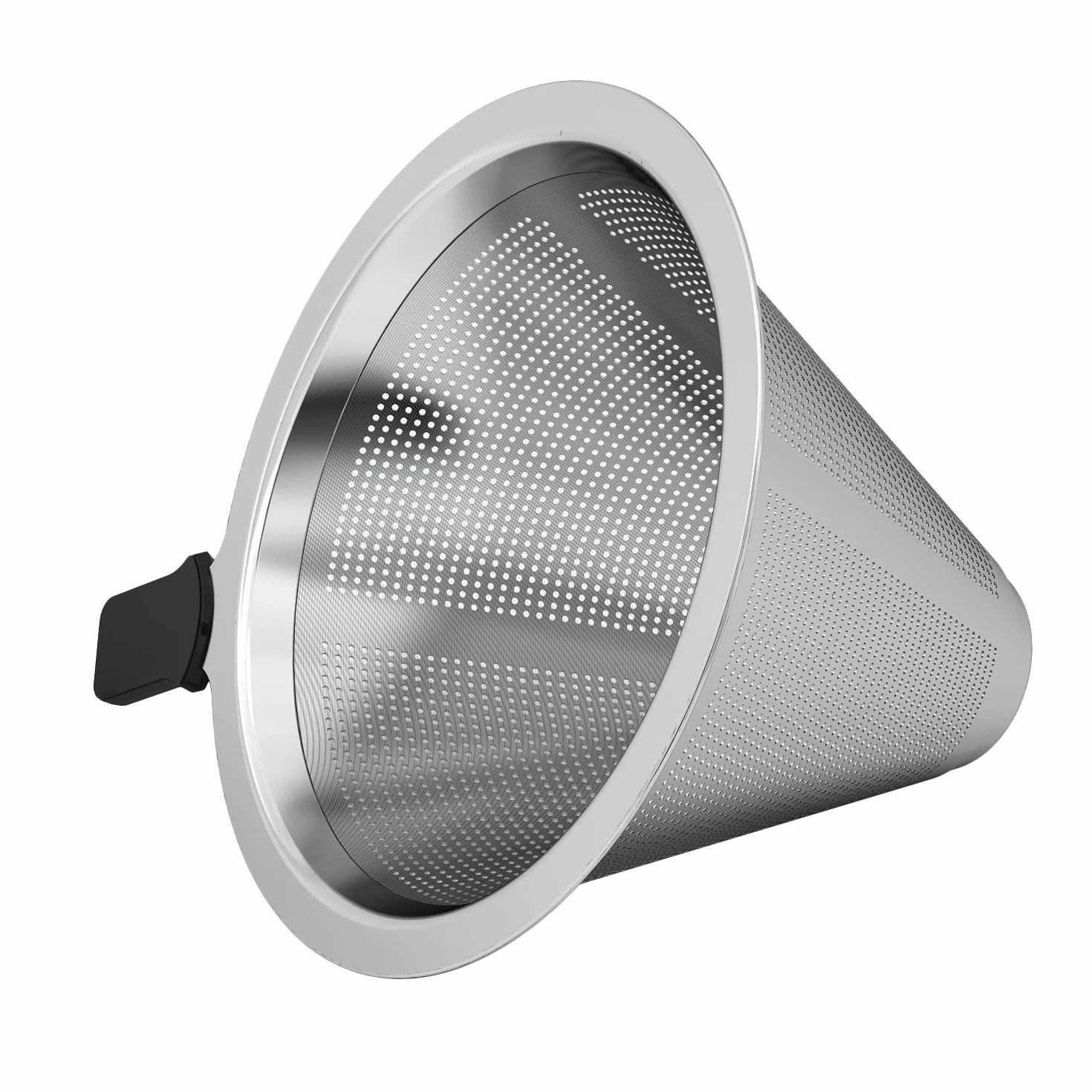 Coffee Gator Cafetera de goteo Pour Over manual con filtro de café permanente de acero inoxidable y jarra. (400ml)