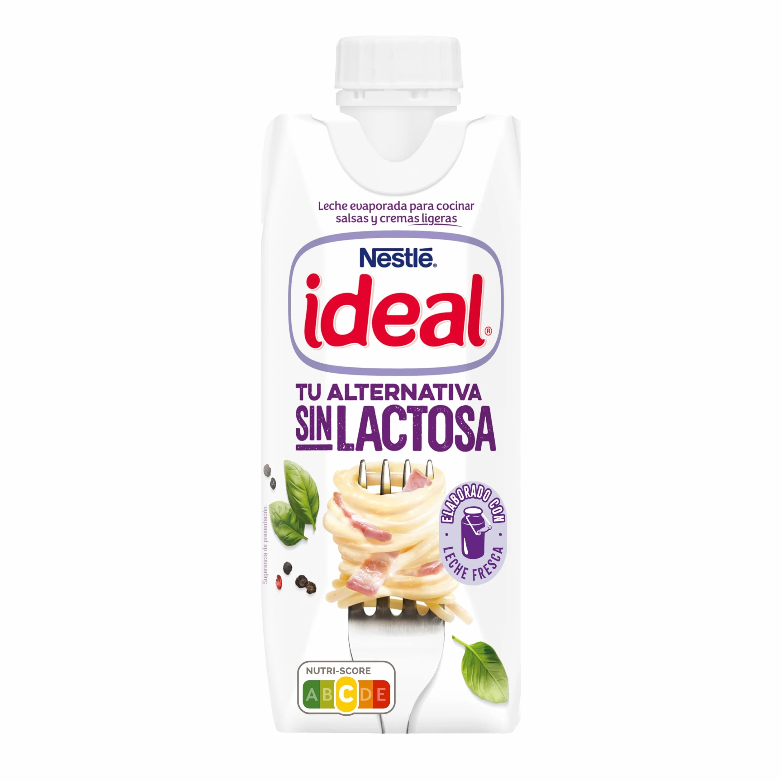 Nestlé Ideal Leche evaporada Sin Lactosa 12 x 500 ml (525 g)