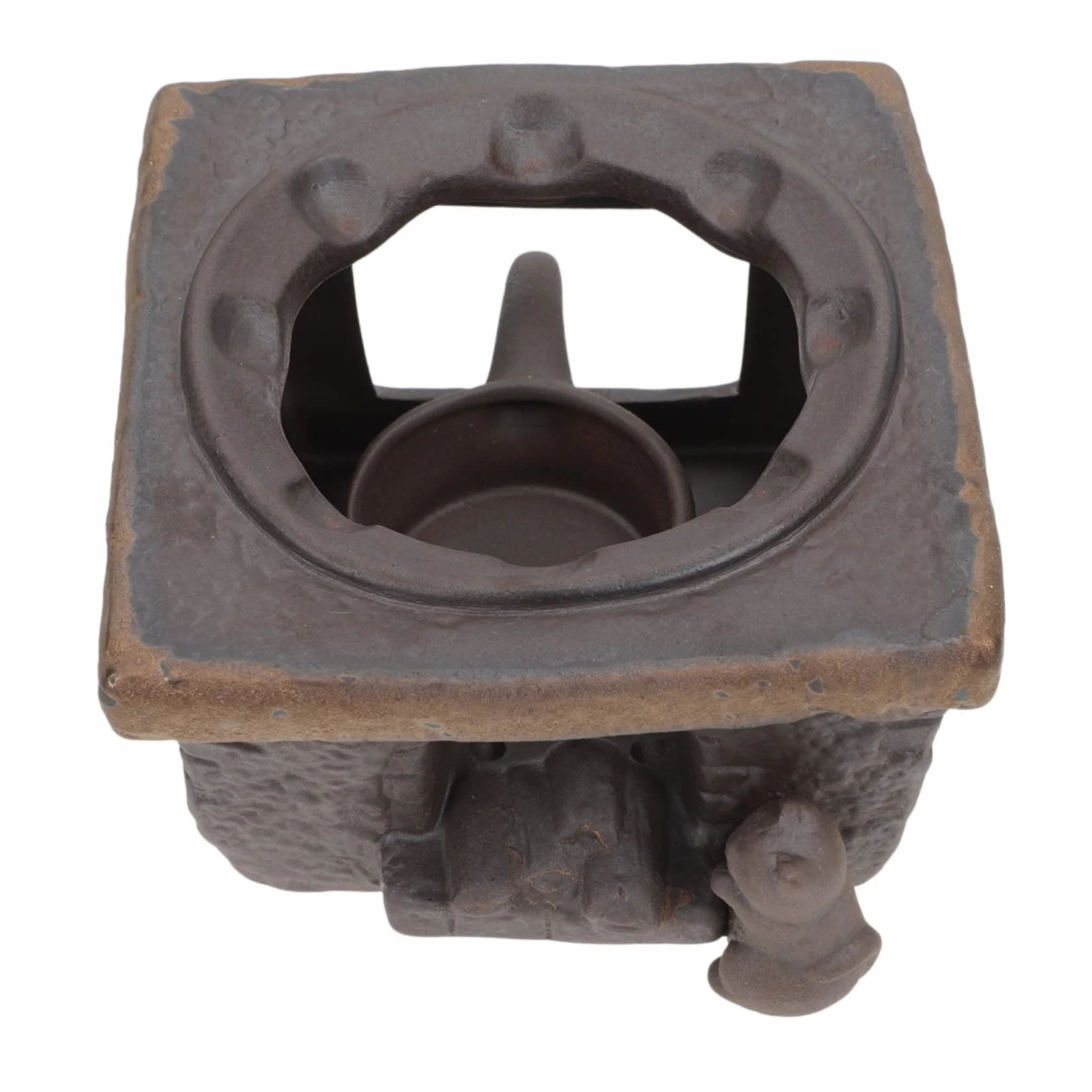Calentador de Tetera Retro de Cerámica para Conservación del Calor | Base Decorativa de Sobremesa, Estilo Vintage para Té, Accesorio de Cocina Función de Mantenimiento
