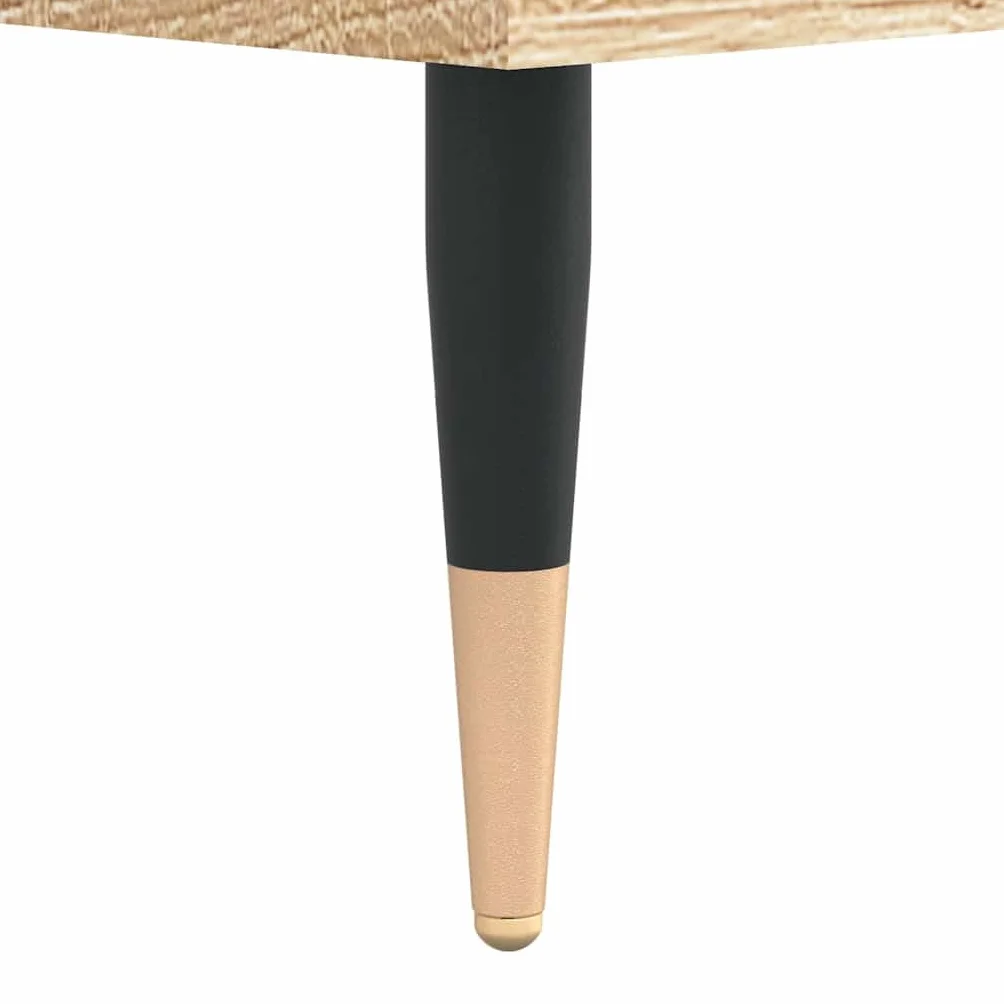 vidaXL Mueble de Discos Madera de ingeniería Roble Sonoma 85x38x48 cm