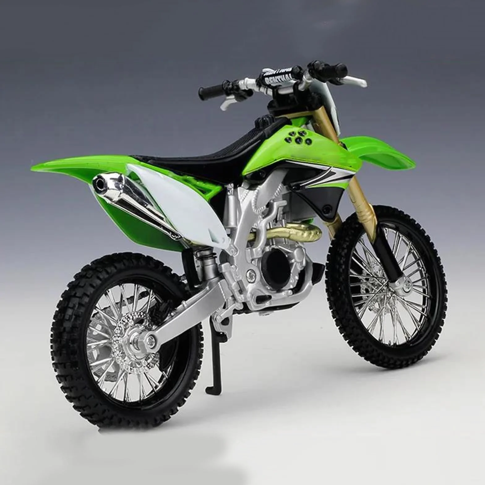 Modelo a Escala de Moto Juguetes De Simulación Carreras A Escala 1/12 para Kawasaki KX450F, Modelo Motocicleta Aleación Metal Fundido A Presión Regalo Colección En Miniatura