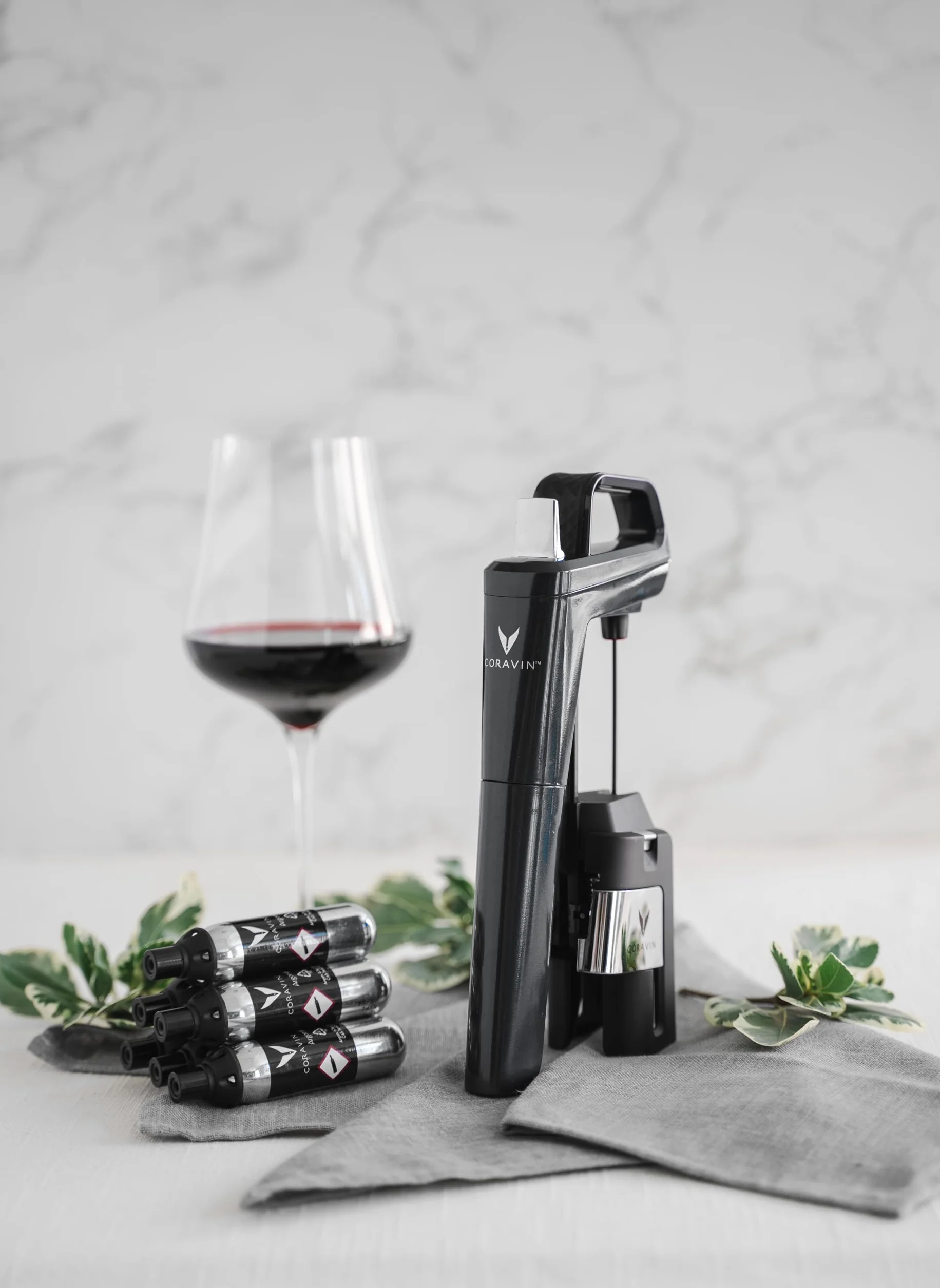 Coravin Cápsulas de argón Puro Paquete de 6 - Cartuchos de Gas para Vino