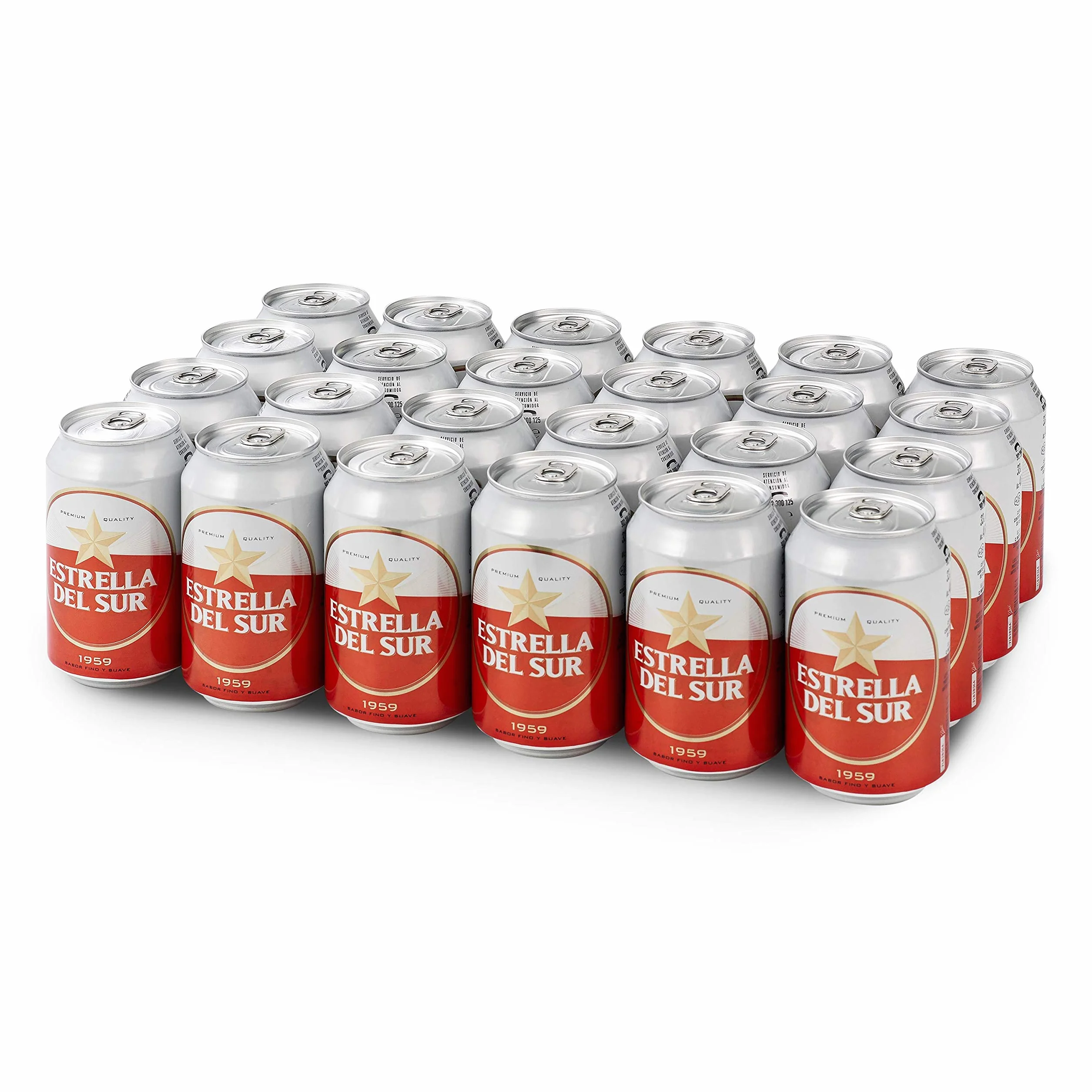 Estrella del Sur Cerveza Lager, Pack 24 Latas 33cl, Tradicional de Sevilla