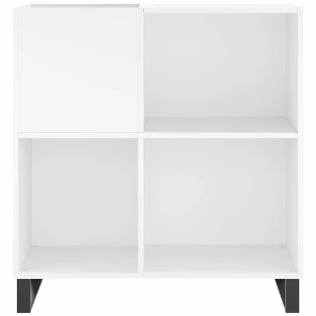 vidaXL Mueble para Discos Madera contrachapada Blanco 84,5x38x89 cm