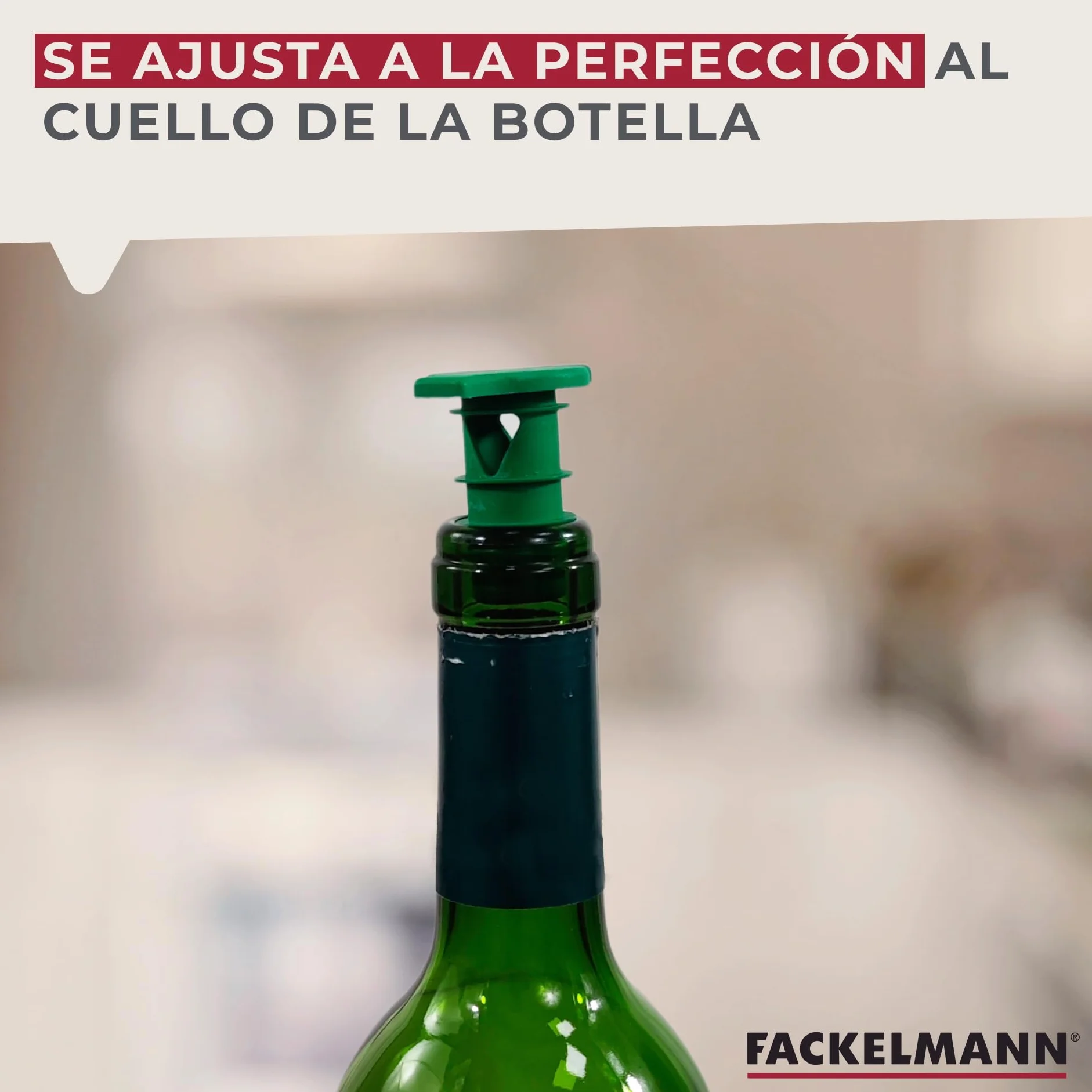 Fackelmann Escanciador de Sidra Set 2 uds. 40x45mm Polipropileno Verde