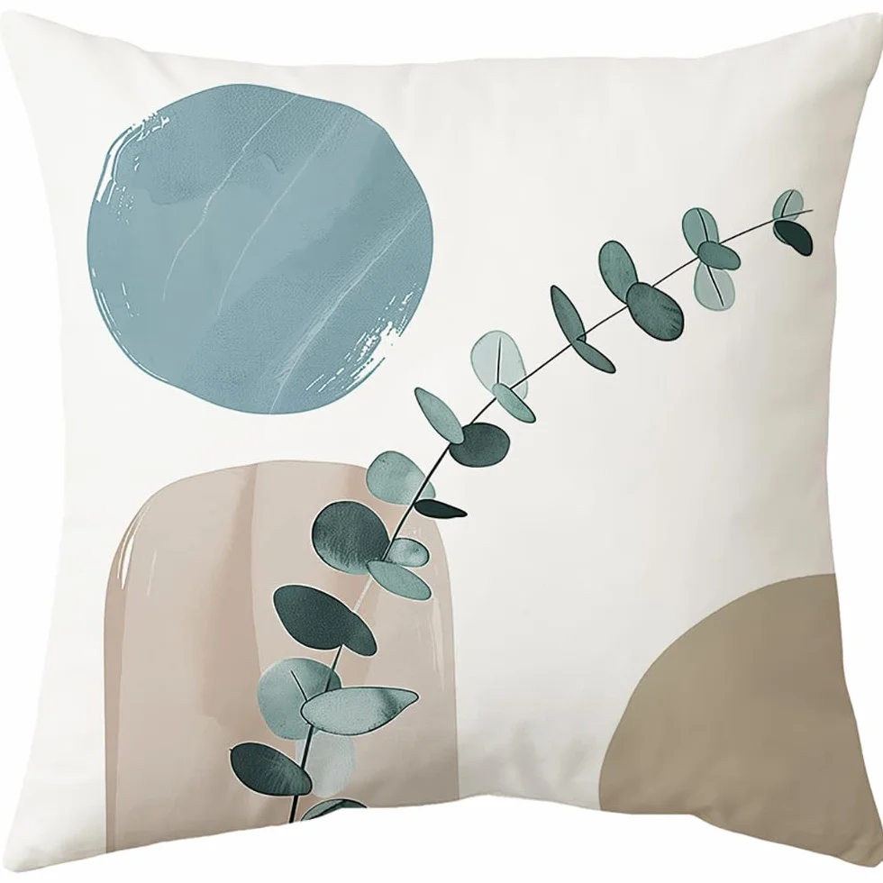 Fundas de Cojín 45x45 cm, Juego de 4, Terciopelo, Cremallera Oculta
