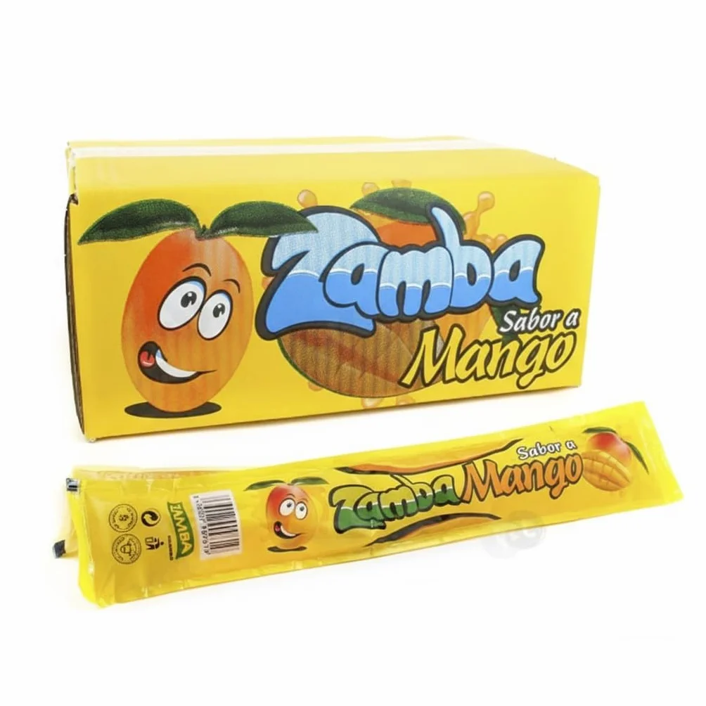 ZAMBA Polos Líquidos para Congelar Mango 55 Unidades