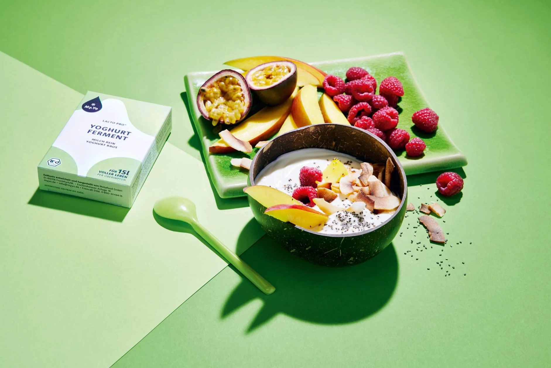 Fermento para Yogur Ecológico Lacto Pro, 6x5 gr, Hasta 30 Litros