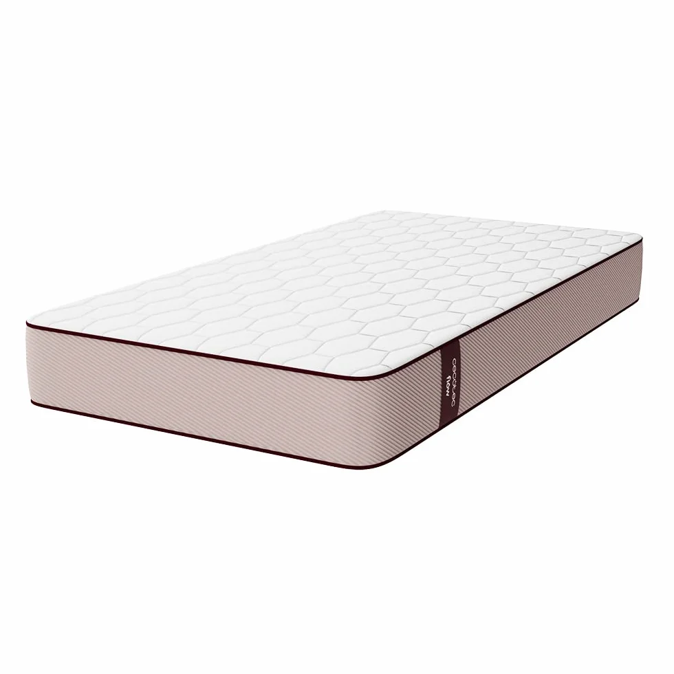 Cecotec Colchón Viscoelástico Flow PureVital 1900 90x190, Altura 21cm, Firmeza Alta, Doble Cara
