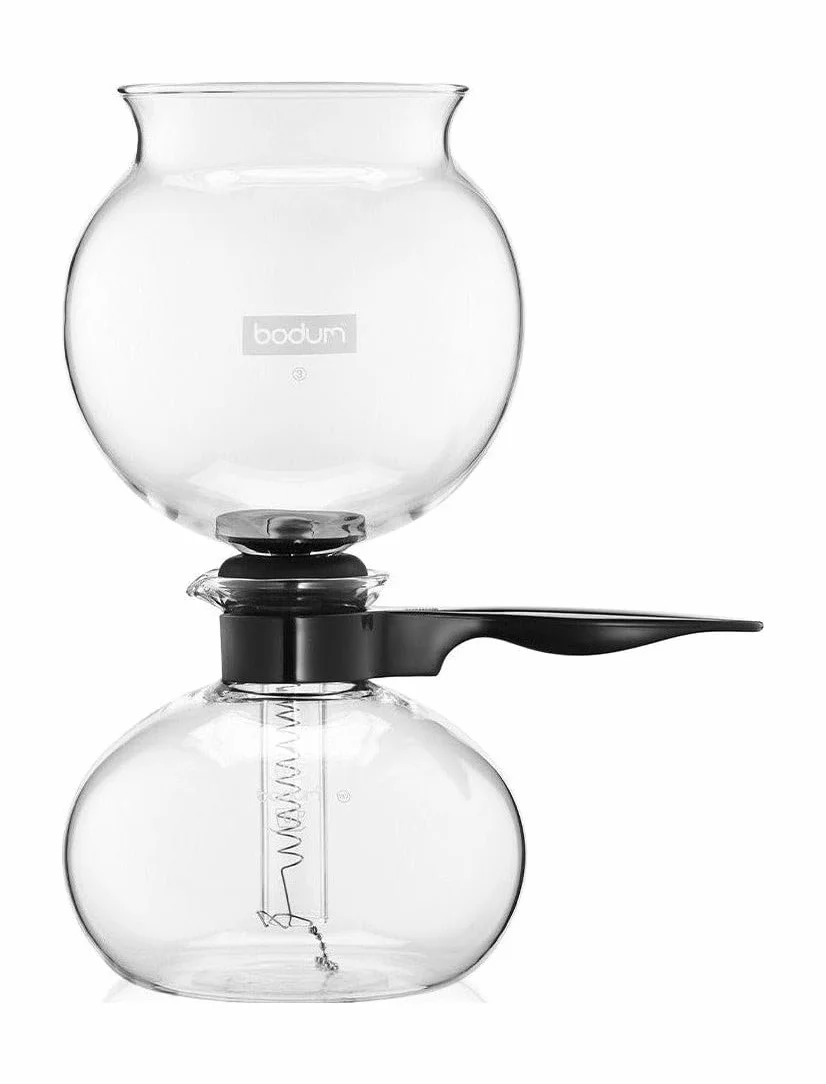 Bodum Pebo - Cafetera alambique, 1 l, Color Negro