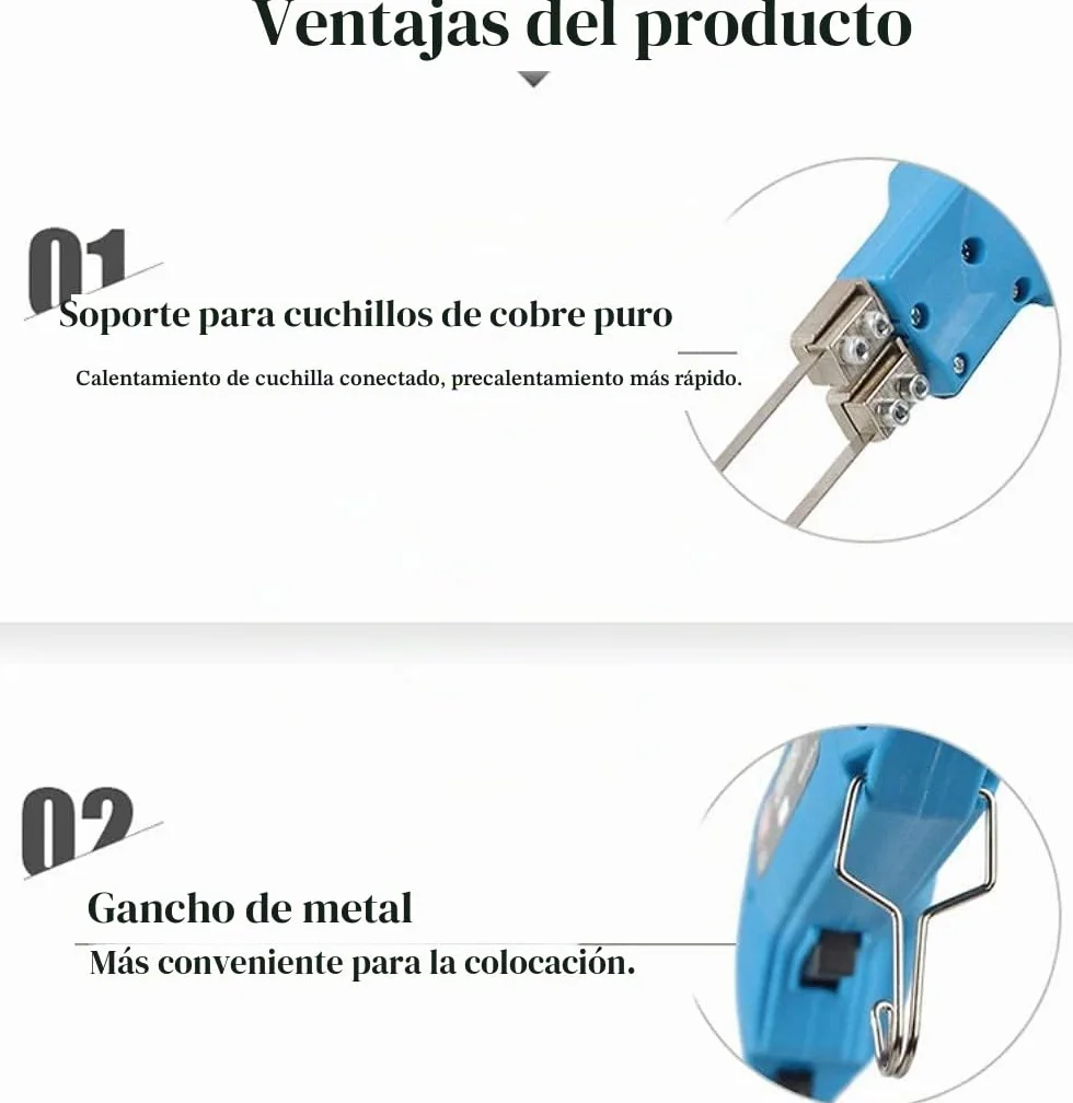 Cuchillo eléctrico Cuchillo caliente Cortador de espuma Escultura de espuma cortador de cuchillo caliente (kit de corte)