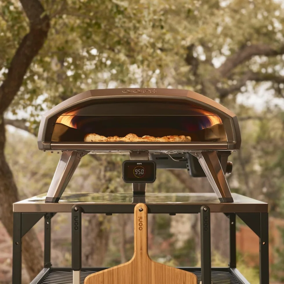 Ooni Koda 2 Pro 18" Horno de Pizza a Gas Negro/Gris Portátil 2 Zonas de Cocción 30 mBar