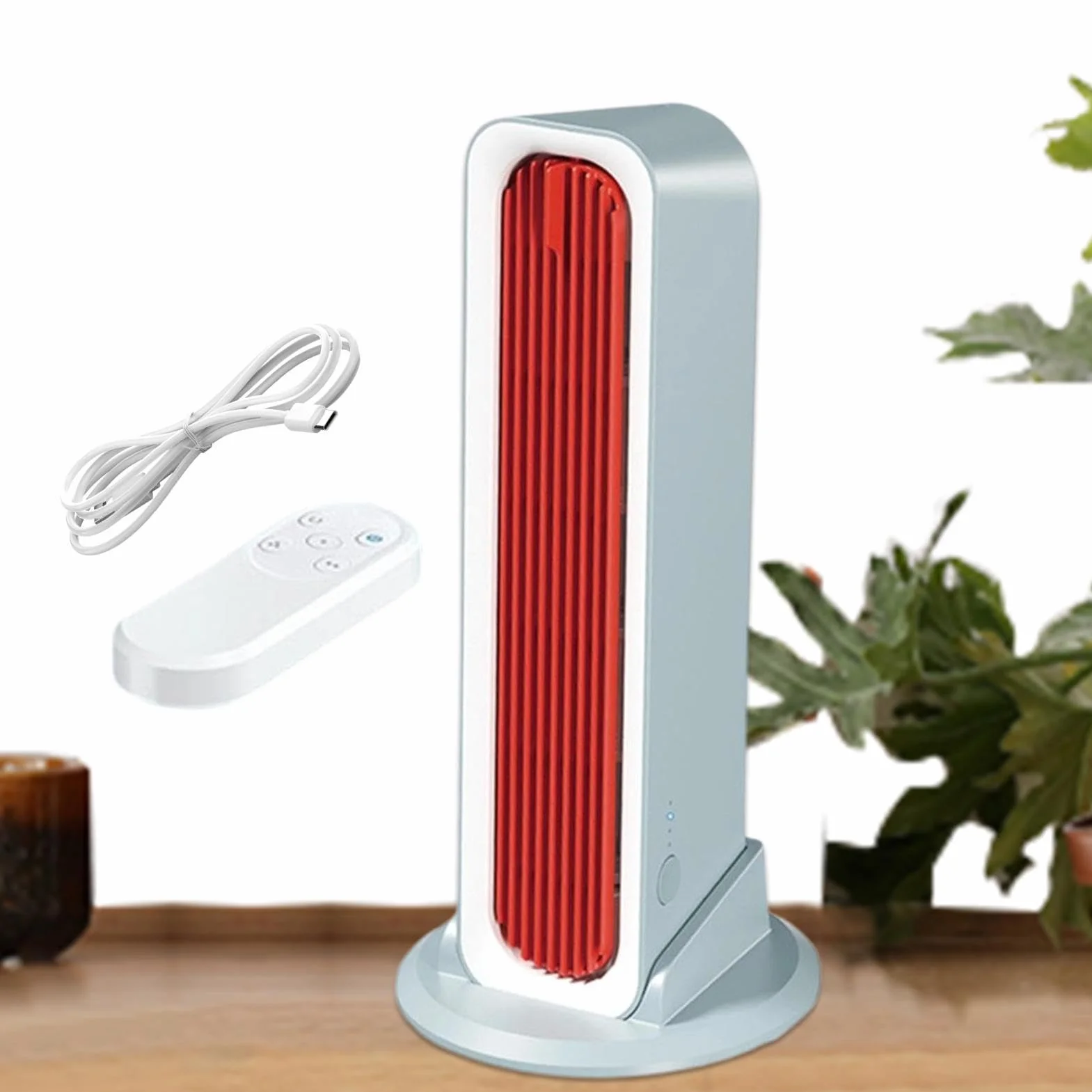 Ventilador De Torre Sin Aspas De 31,5 Cm Con Mando A Distancia | Ventilador De Escritorio Pequeño, Silencioso Y Portátil, 3 Velocidades De Ventilado-r,Oscilación Automática, Para Oficina,casa Y Cocina