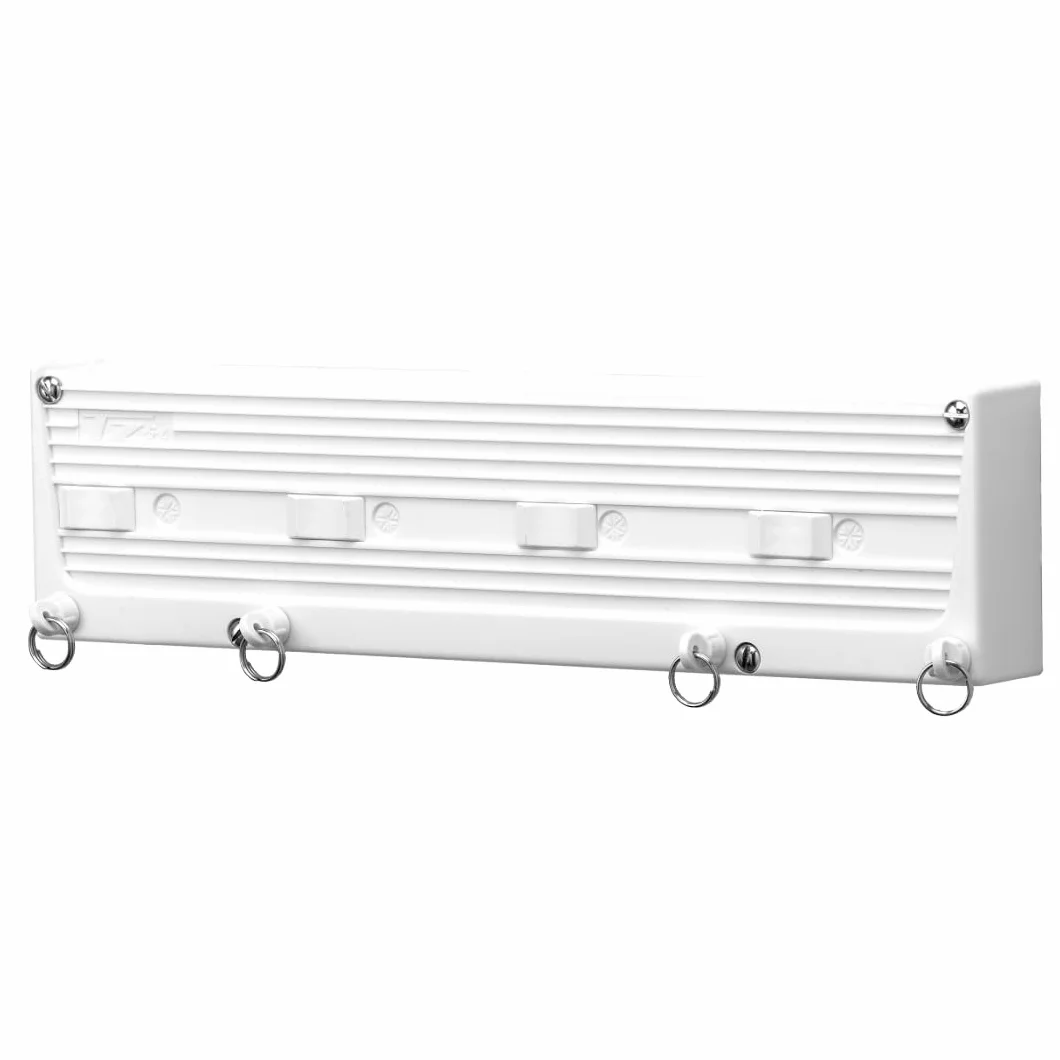 Cuncial TZ-S-4 Tendedero Automático de Pared 4 Cuerdas 20 m Extensible 5 m Blocaje Individual Compacto Resistente Fabricado en España