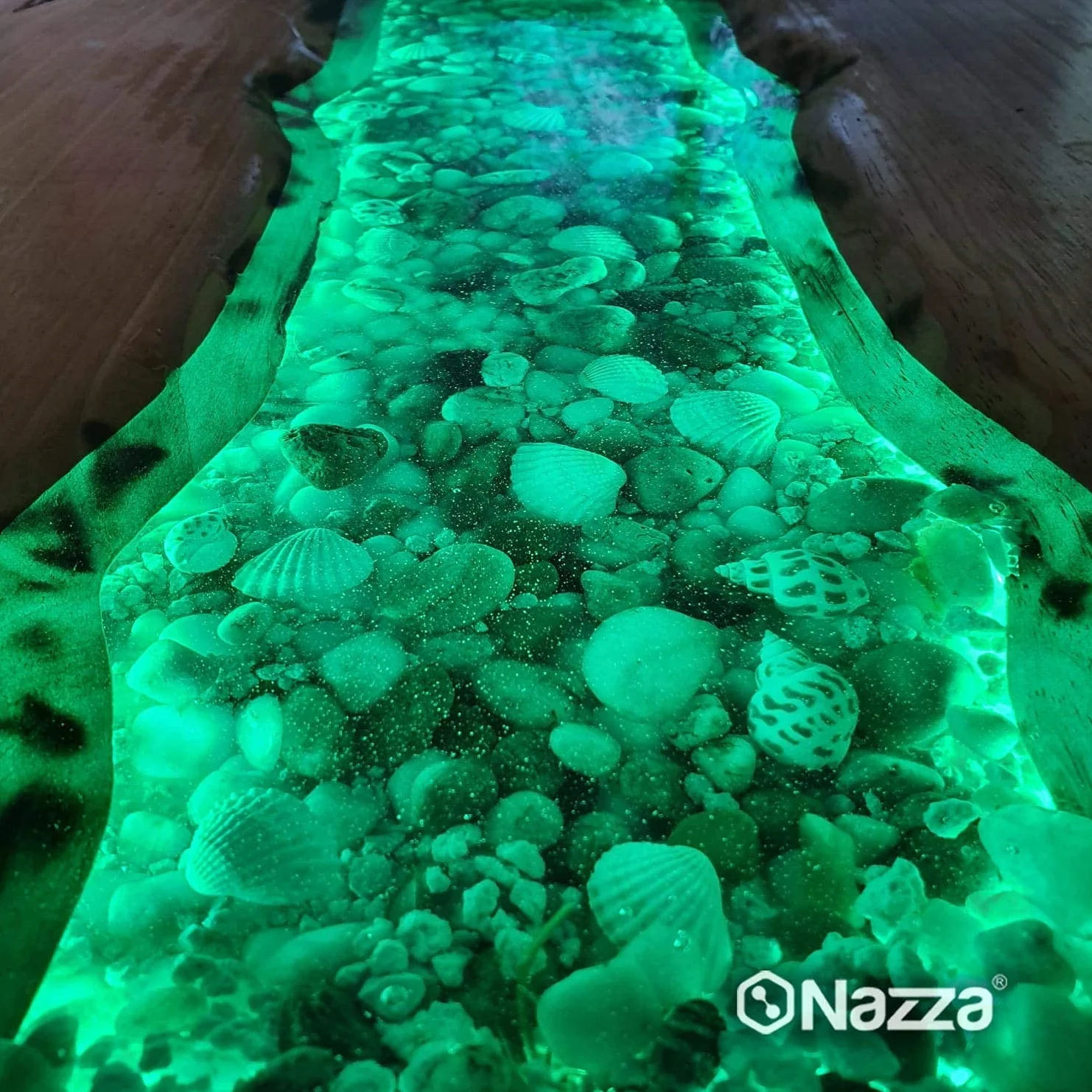 Resina Epoxi Cristal Alto Grosor con Filtro UV - 10 centímetros de grosor en 1 sólo vertido con la máxima transparencia - Resina Epoxi Transparente ideal para Mesas de Resina - 17Kg (A+B)