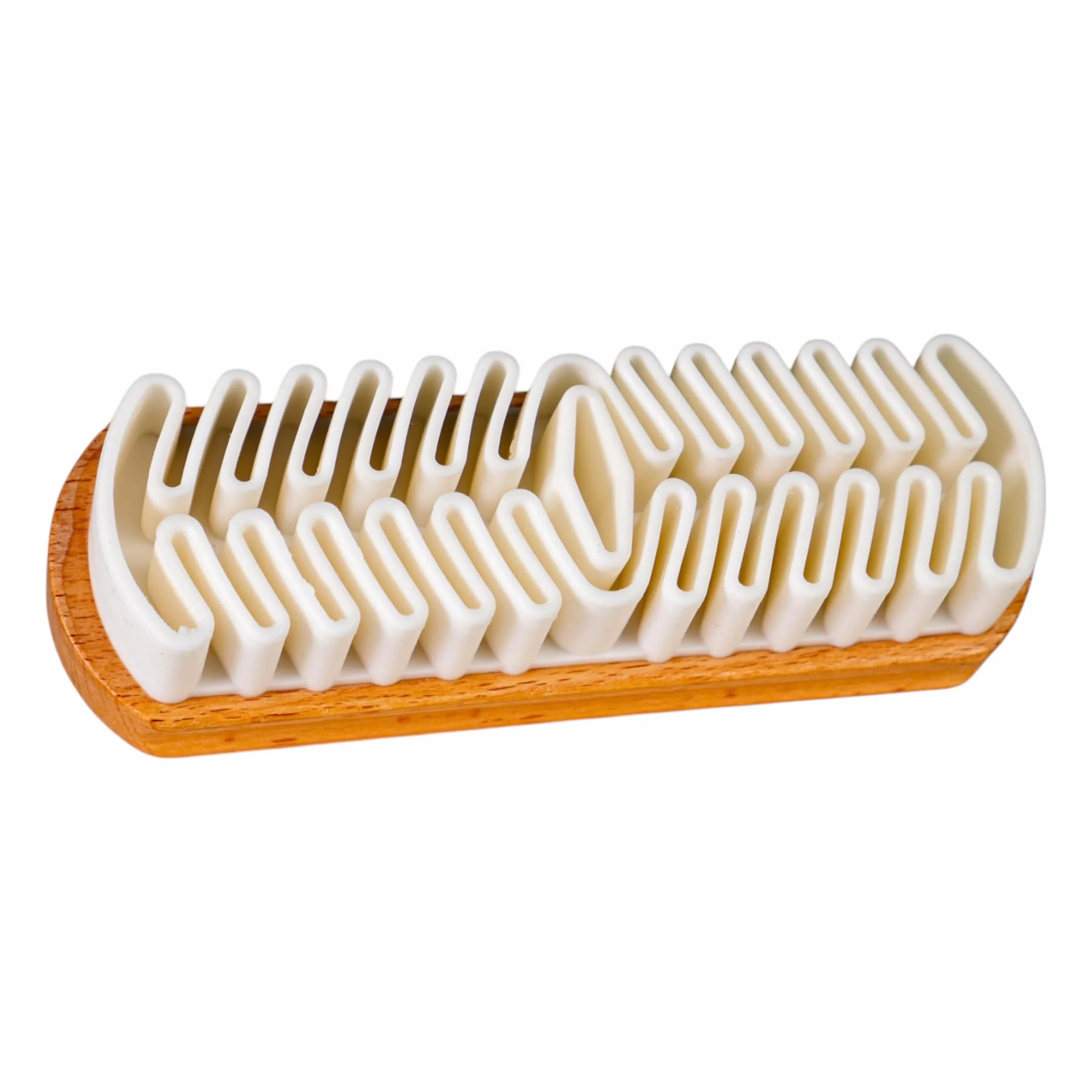 Cepillo para Gamuza con un Cuidado Suave al Nobuck, Velour, Ante o Cuero de Grano Completo. Cepillo para Zapatos de Ante. Cepillo Crepe Suave para Todos los Cueros