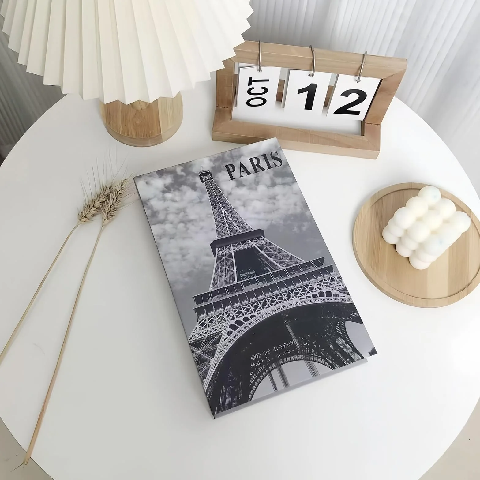 Juego de 3 Libros Decorativos Magnéticos Falsos, Libros de Imitación Decoración para Mesa de Centro, Libros Falsos de Exhibición, Caja de Libros Falso/s Modernos, Libro/s de Decoración de Moda (A)