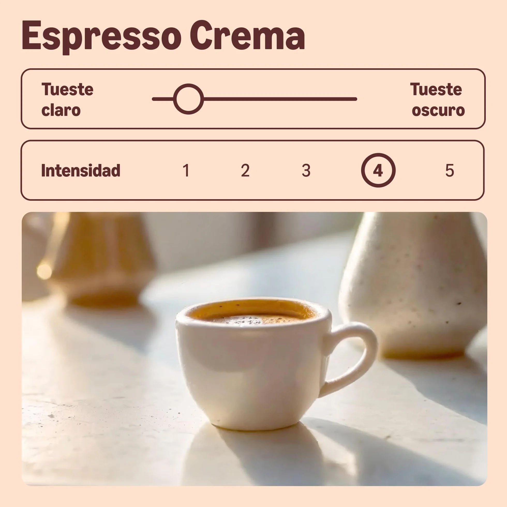 Café en grano Natural Espresso crema, tueste claro, Rainforest Alliance, 500 g (Paquete de 2)