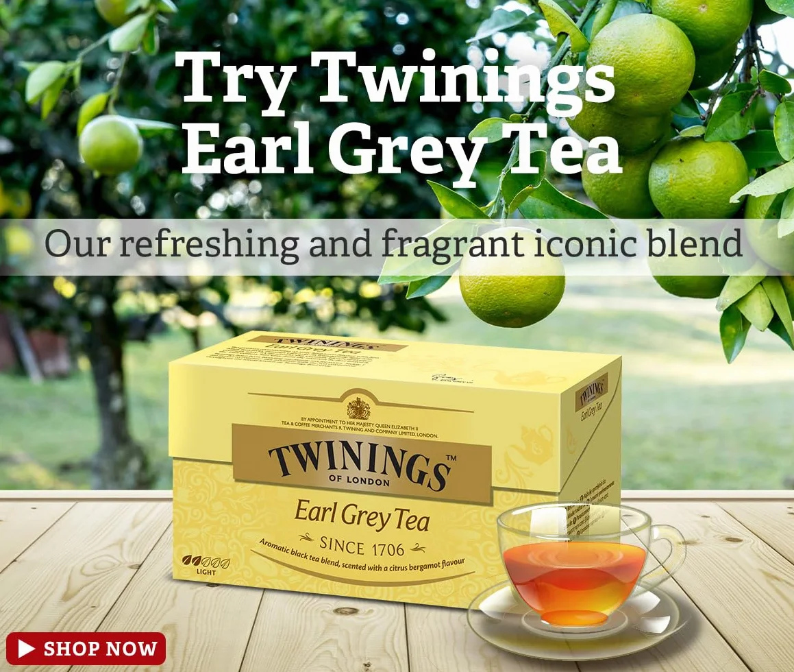 Twinings Té Earl Grey, 20 sobres