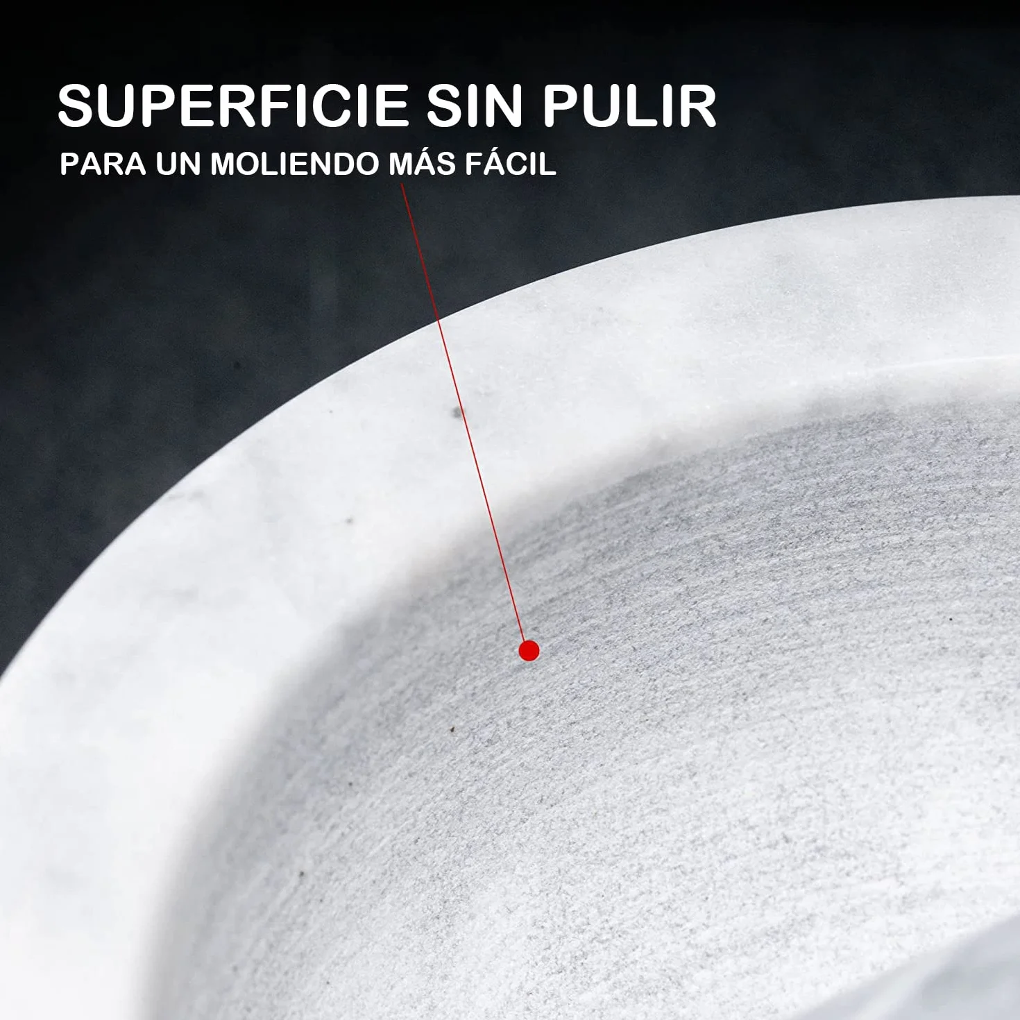 Juego de Mortero con Maja, Molcajete Mármol Natural Duradero, Triturador Manual de Piedra para Moler Machacar, Ideal para Moler Especias y Hierbas - Altura 6 cm, Diámetro 11 cm