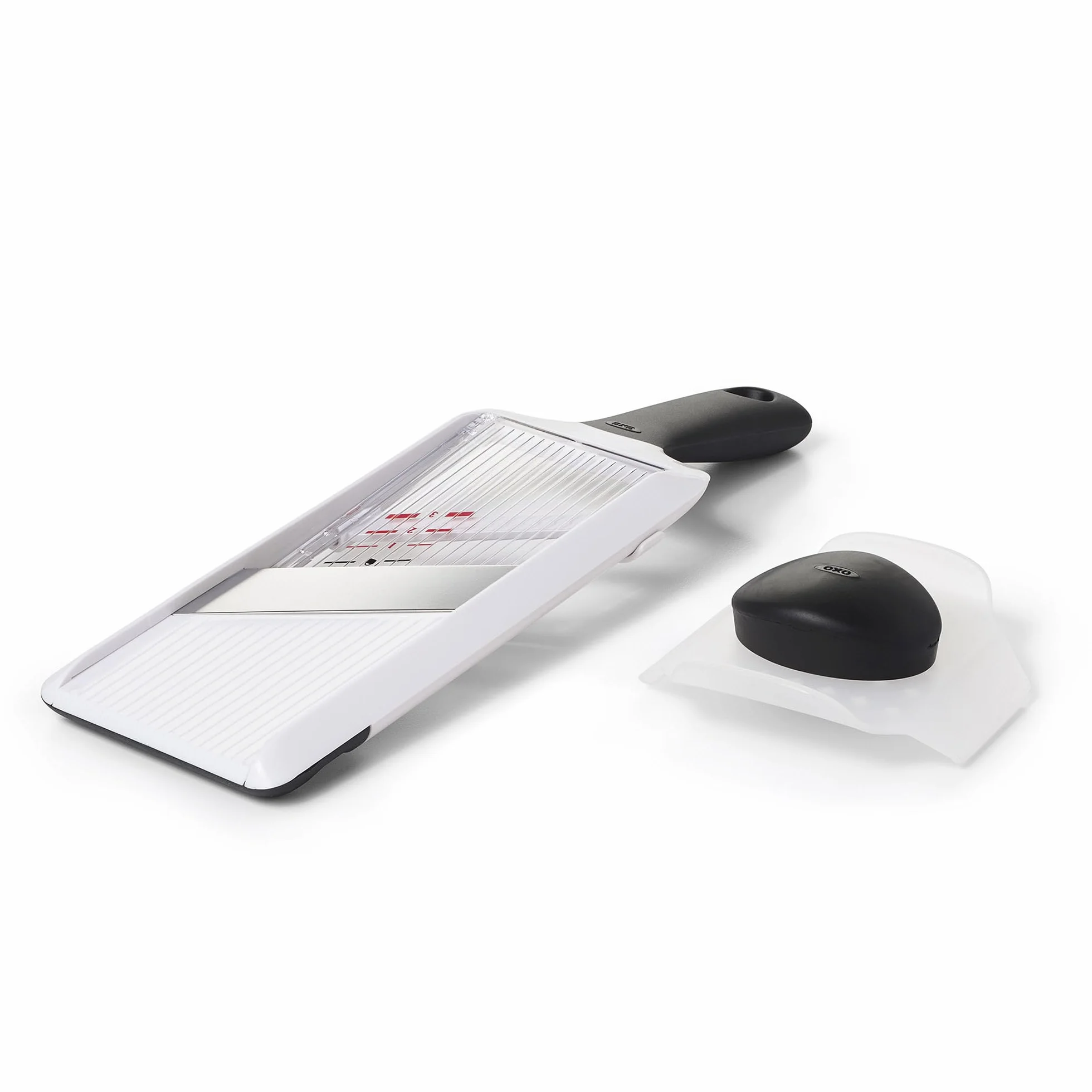 Oxo Good Grips INOXO.1119100ML Mandolina Rodajas C/ Mango, Negro/ Blanco, Estándar