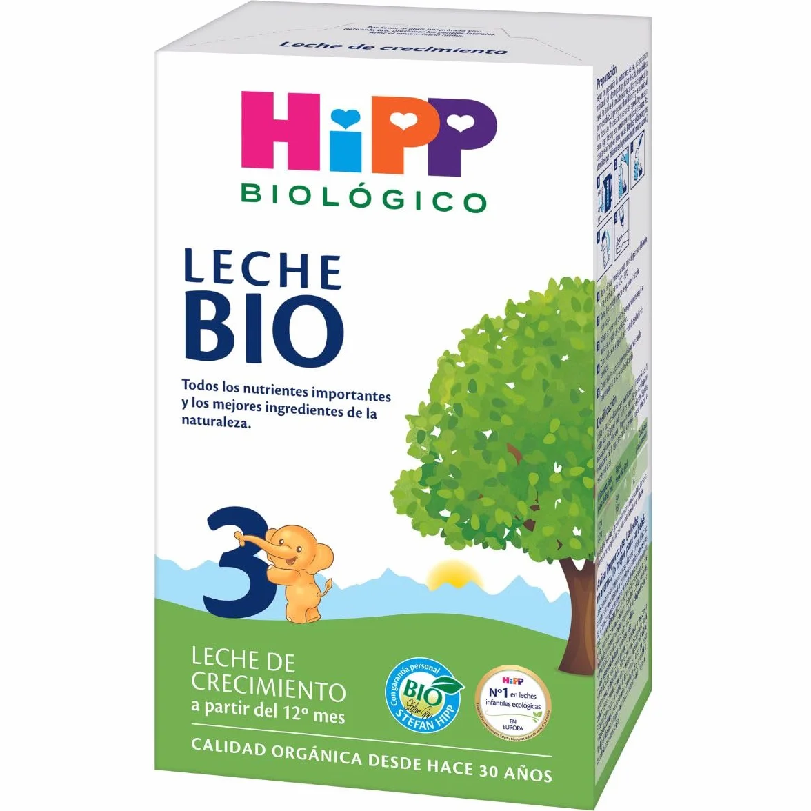 HiPP Biológico 3 Leche para bebés Ecológica 500 gr BIO a partir 12 meses