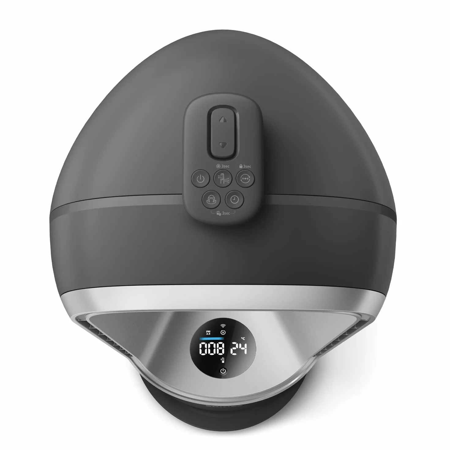 Philips Air Performer 3en1: Purificador, calefactor y ventilador - 70 m², elimina el 99,97% de los alérgenos. Filtro HEPA, Sensores inteligentes, Alexa, App. Silencioso y bajo consumo (AMF870/15)