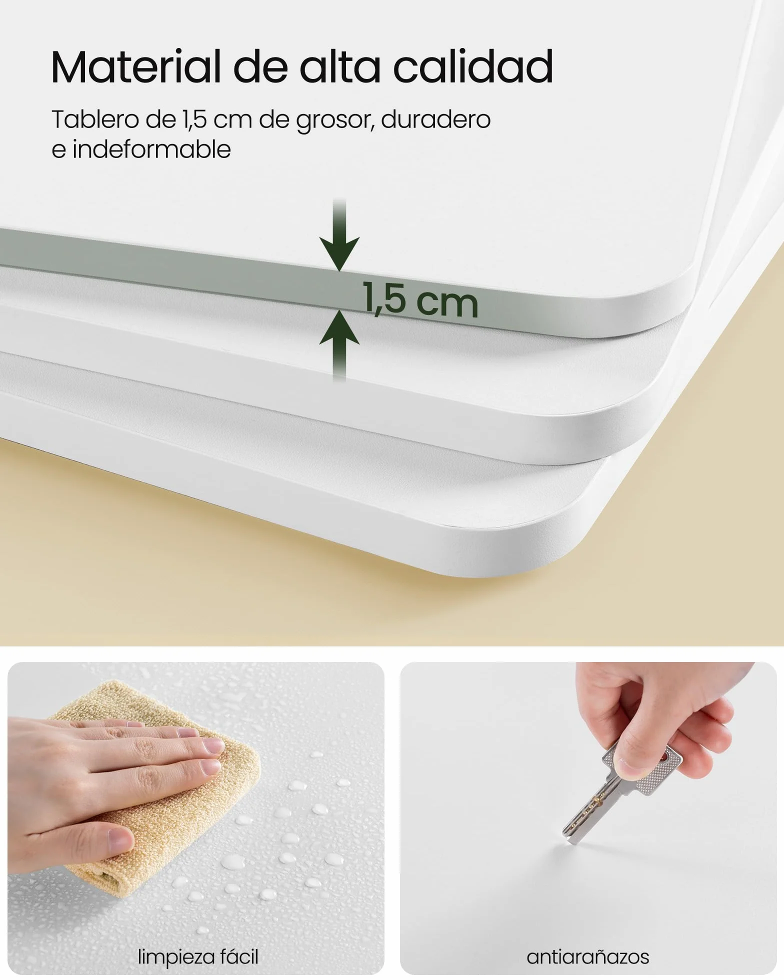 EUGAD Estantería para Libros, Libreria Giratoria 5 Niveles, Estantería Alta de Pie, Libreria Madera de Estudio y Biblioteca, Blanco