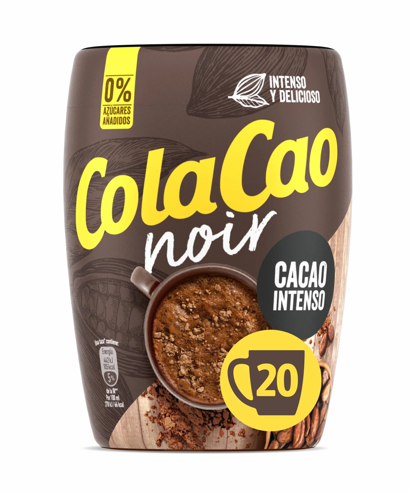 ColaCao Noir 0% Azúcares Añadidos, 300g