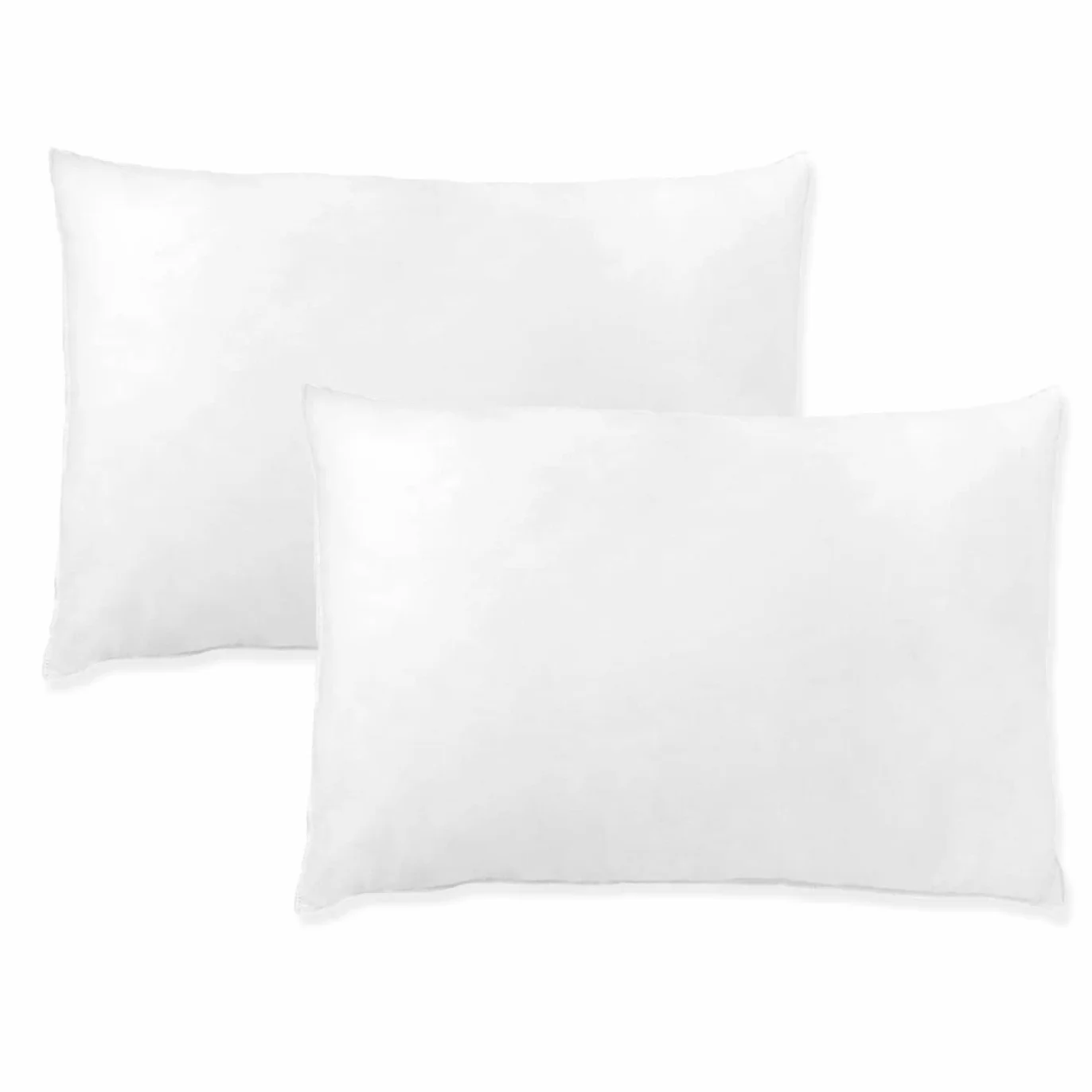 HOME MERCURY Relleno de Cojines Fibra Hueca Siliconada Antialérgico 30x50cm Pack 2
