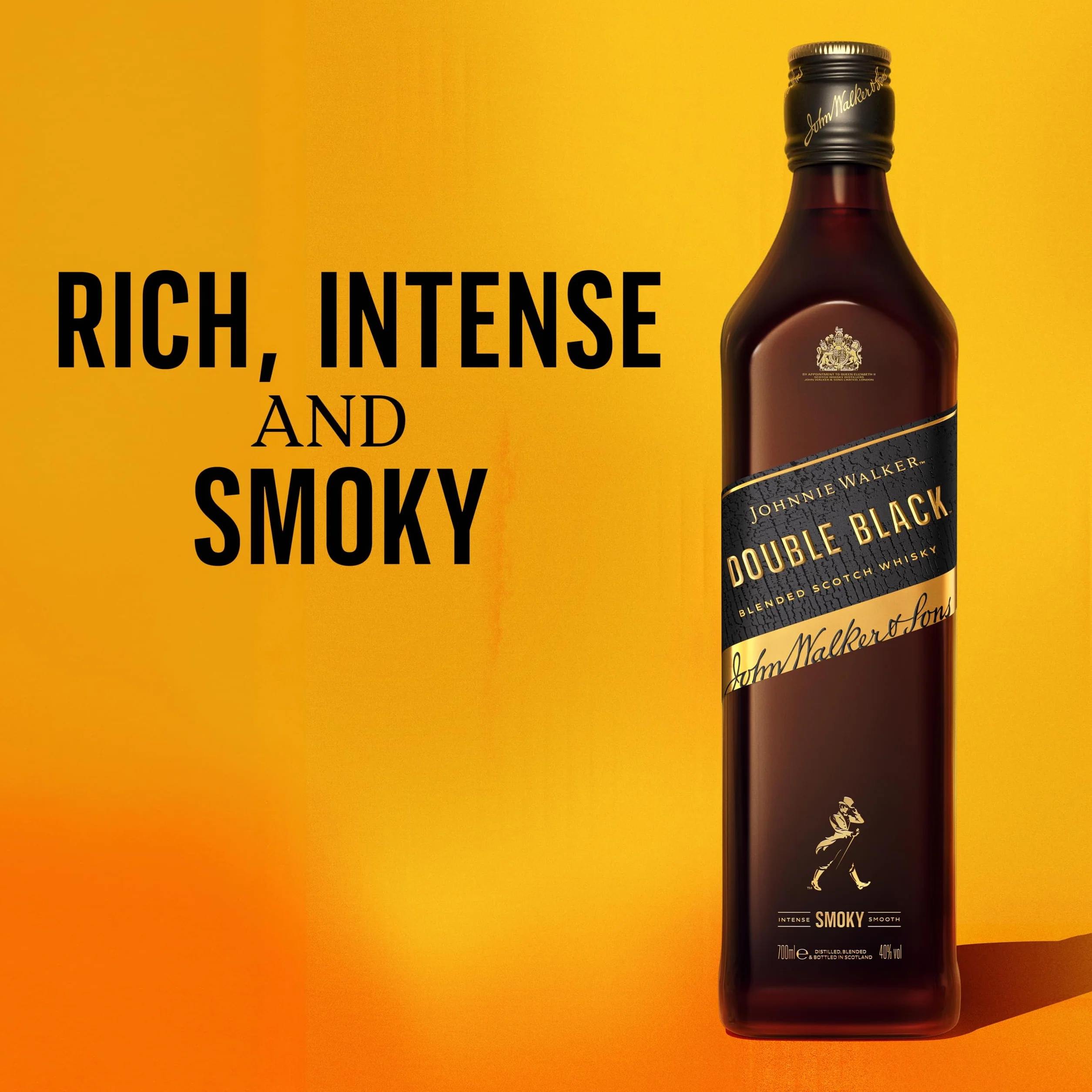 Johnnie Walker Double Black Label Blended Scotch Whisky 700 ml