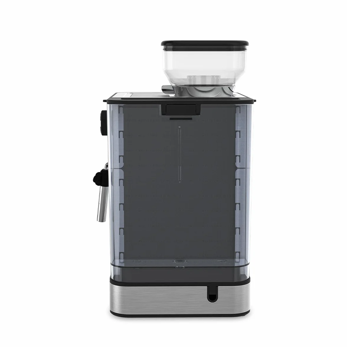 PRIXTON Cafetera Espresso Napoli con Molinillo Integrado 22 Niveles, 20 Bares, 1350W, Filtro de Doble Salida, Vaporizador ajustable, Compatible con Café en Grano, Molido y Cápsulas (Reacondicionado)