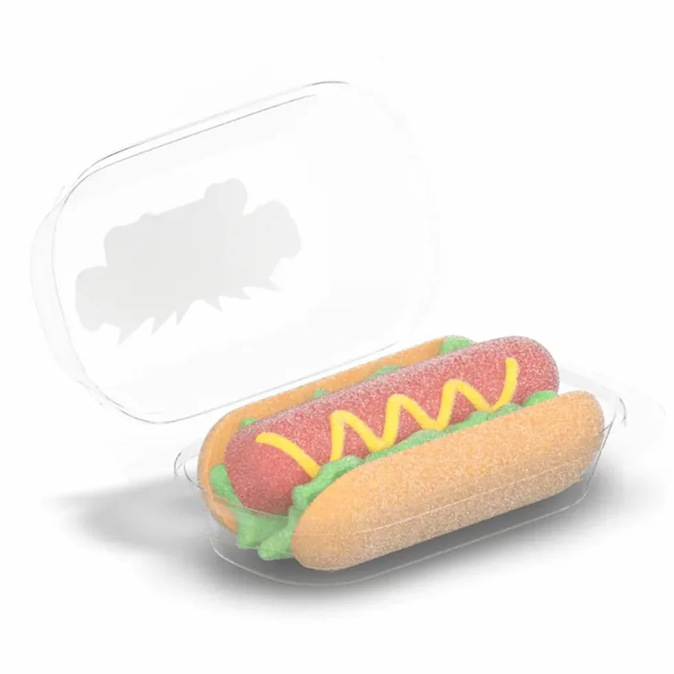 Perritos Nube Ácida Caja 12 Unidades Marshmallow Sabor Ácido