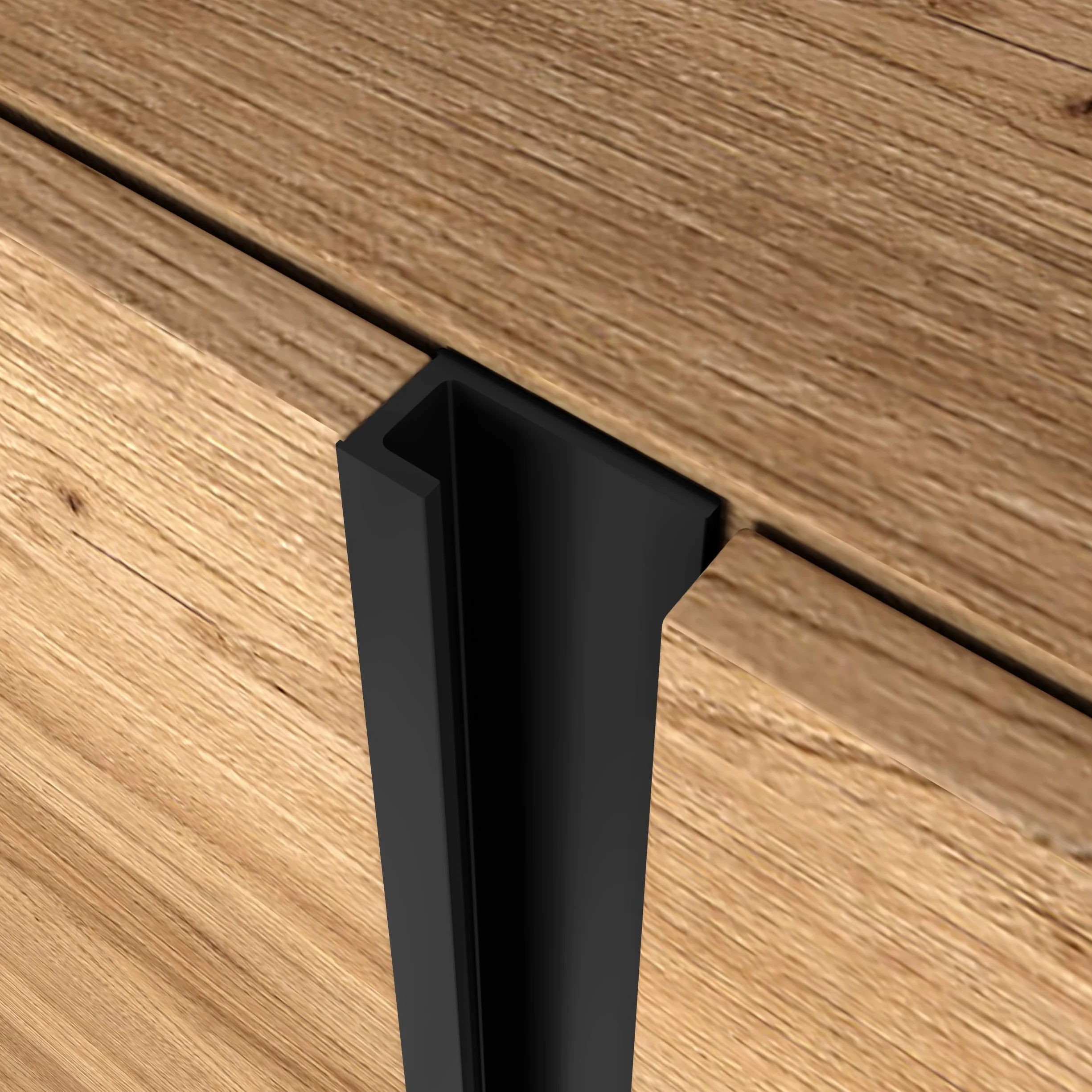 Skraut Home | Mueble TV | Muebles de salón, almacenaje | 315x61x35 cm | para televisión hasta 80" | Chimenea eléctrica XXL | Diseño Industrial | LED | Estilo Moderno | Roble y Negro