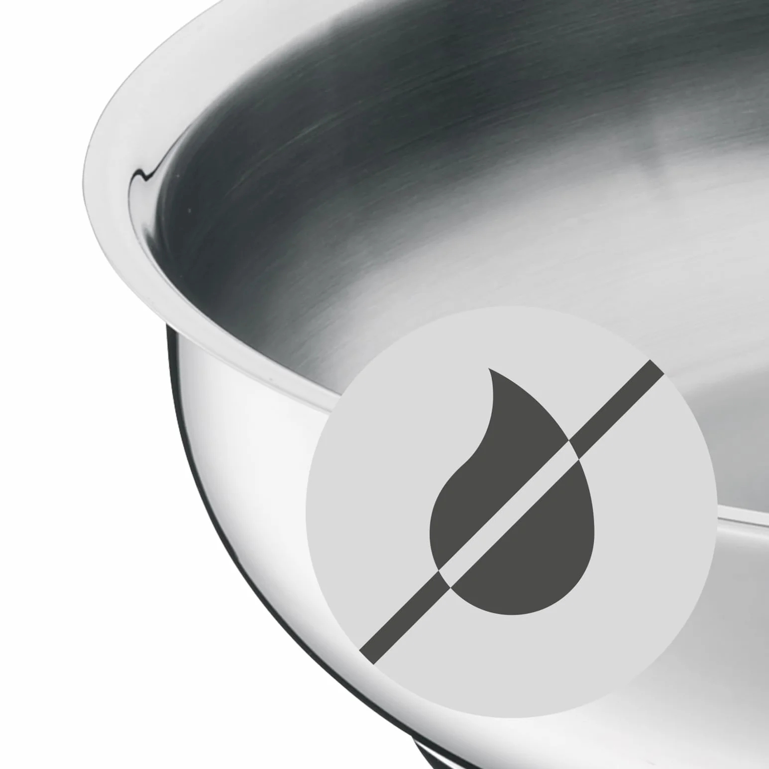 WMF Favorit Sartén 28 cm Acero Inoxidable Cromargan Apta Inducción Horno